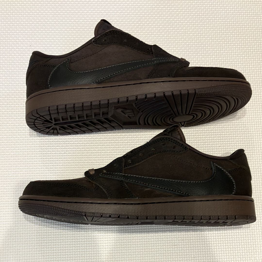 Travis Scott × Nike Air Jordan 1 Low OG SP "Velvet Brown and Dark Mocha"