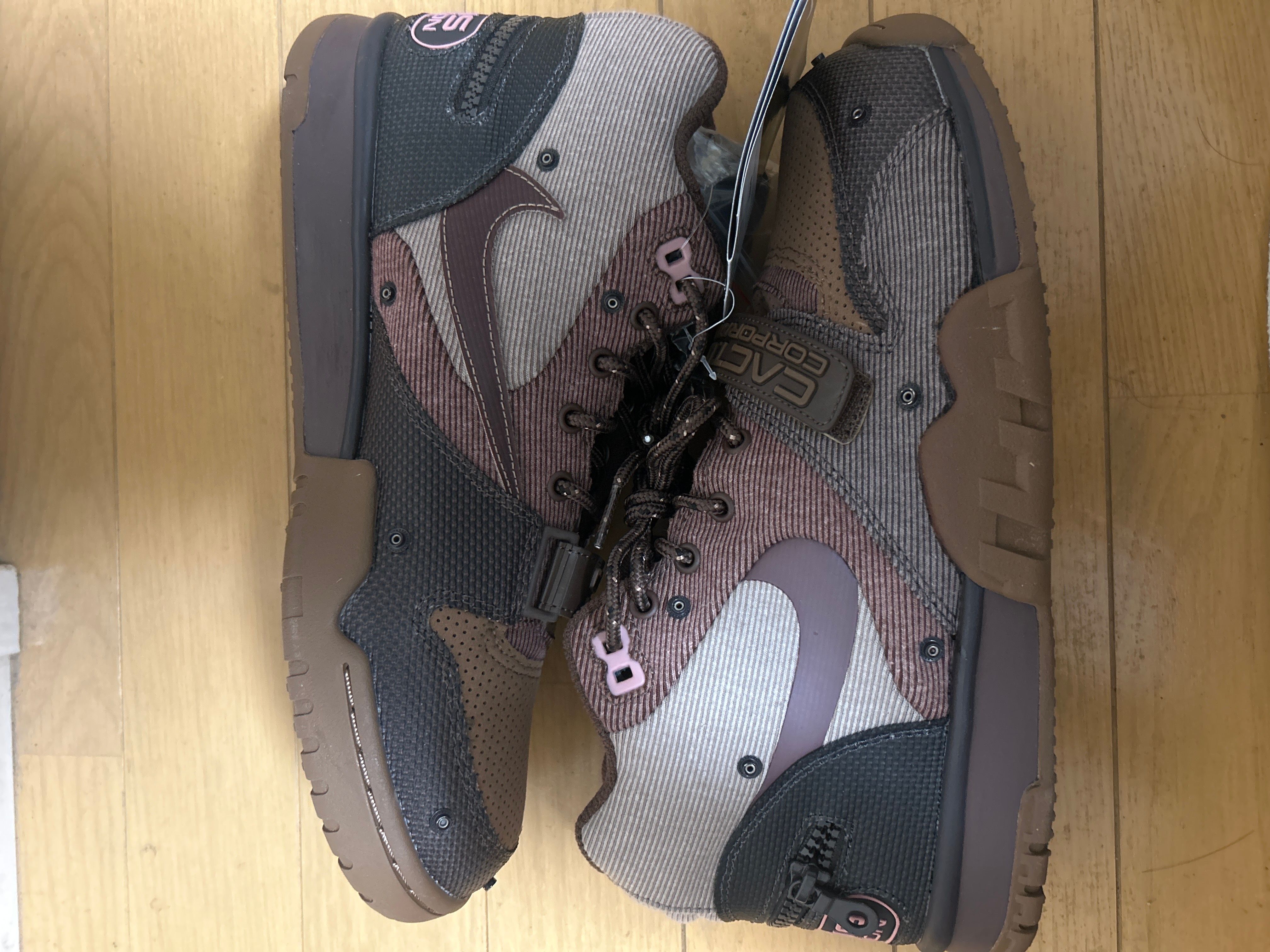 Travis Scott x Nike Air Trainer 1 SP "Archaeo Brown and Rust Pink"