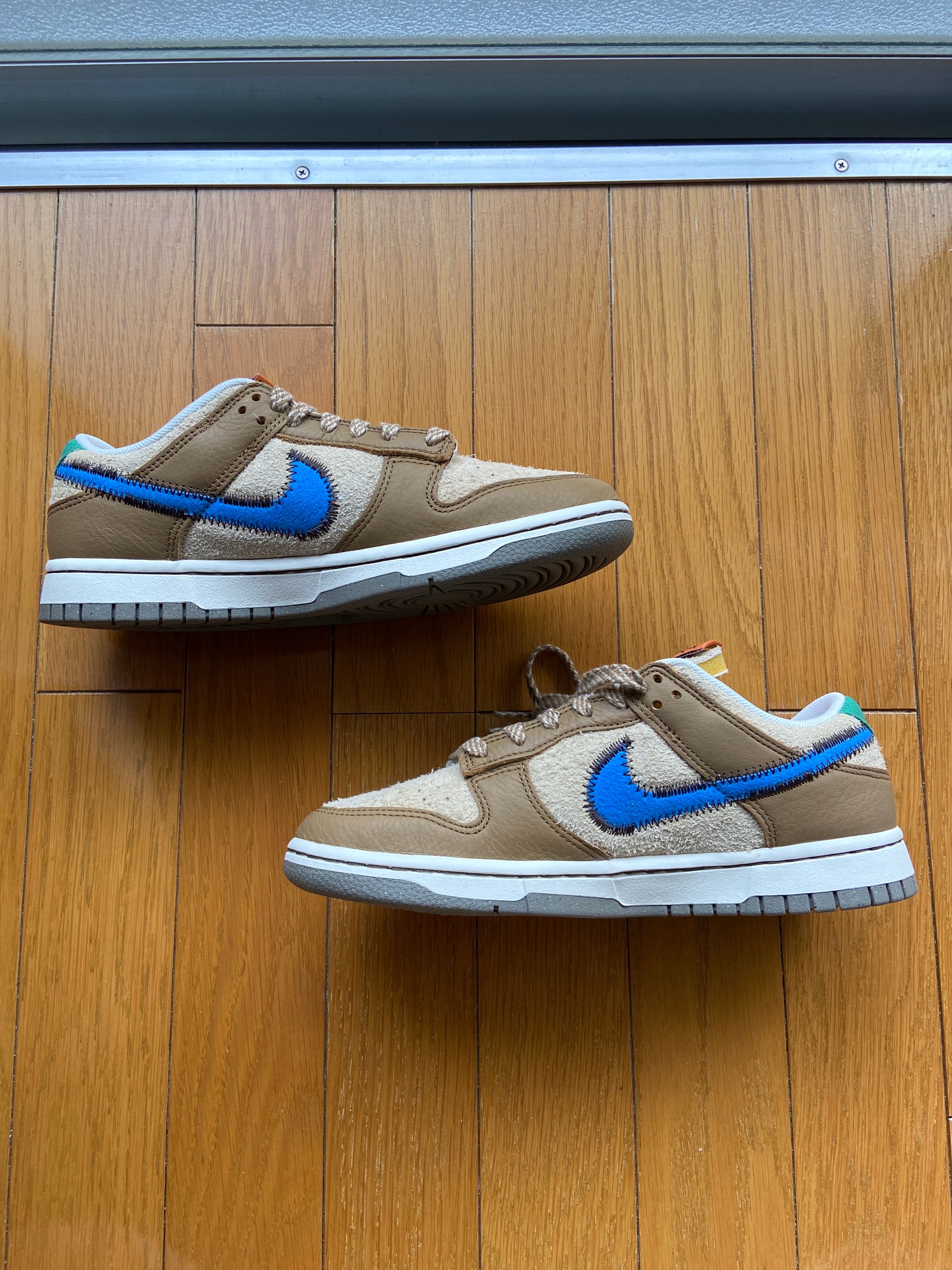 size? × Nike Dunk Low "Dark Driftwood/Photo BlueRattan"