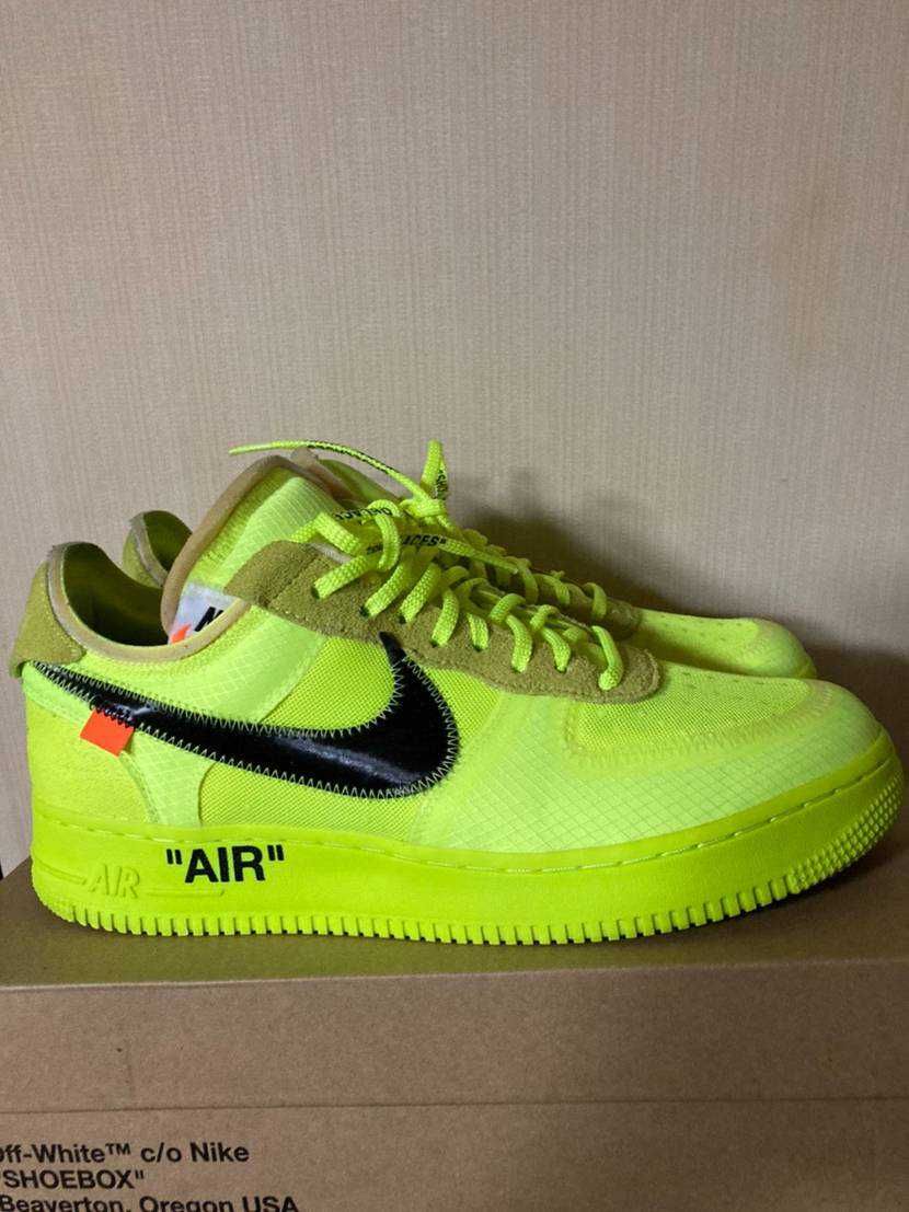Off-White × Nike Air Force 1 Low "Volt"