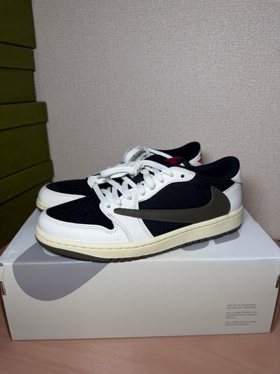 Travis Scott × Nike Women's Air Jordan 1 Low OG "Medium Olive"