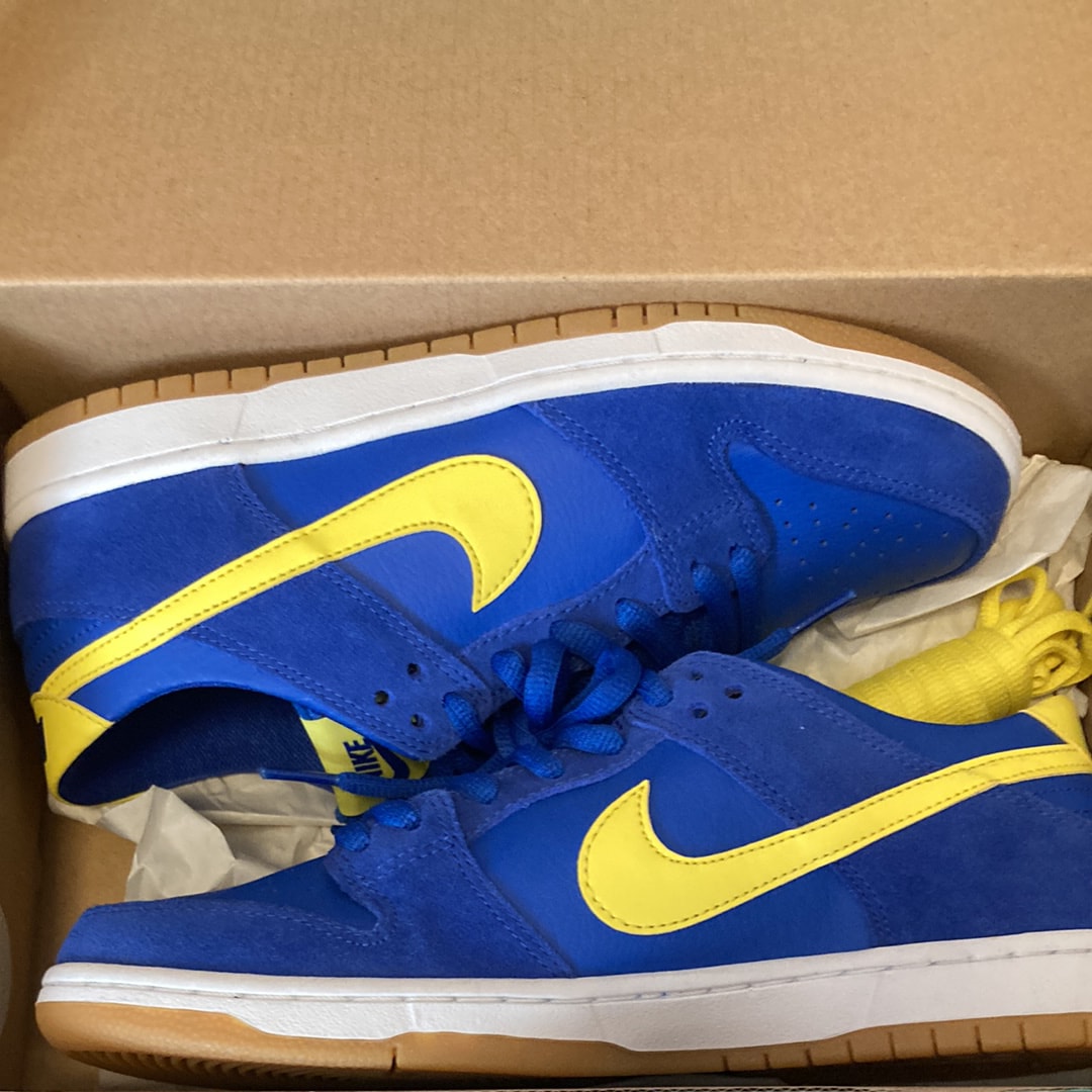Nike SB Dunk Low Boca Jr "Varsity Royal/Lightening White"