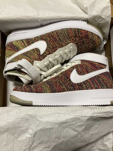 Nike Air Force 1 Mid Flyknit "Multi Color/White"