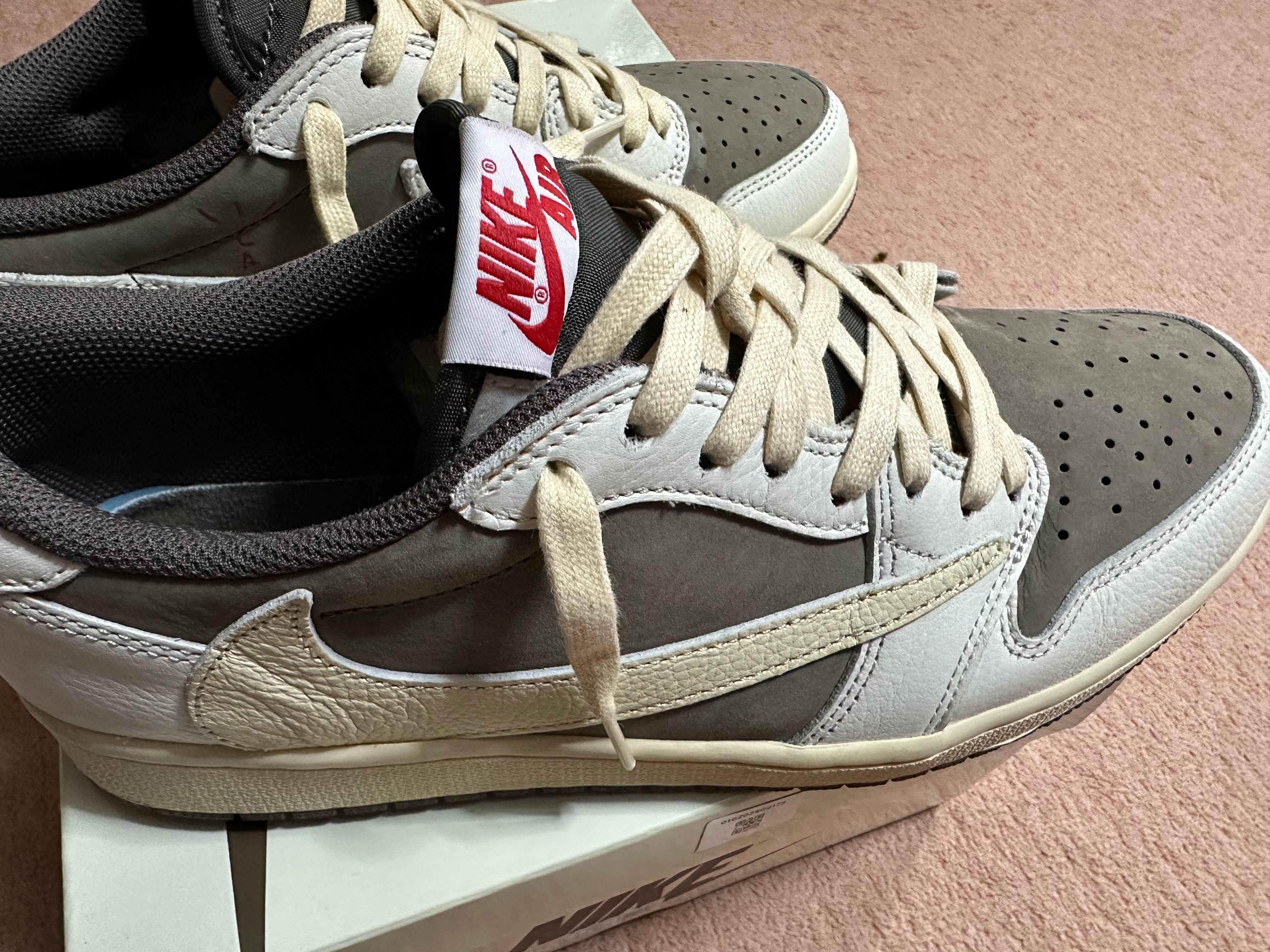 Travis Scott × Nike Air Jordan 1 Low OG SP "Reverse Mocha/Sail and Ridgerock"