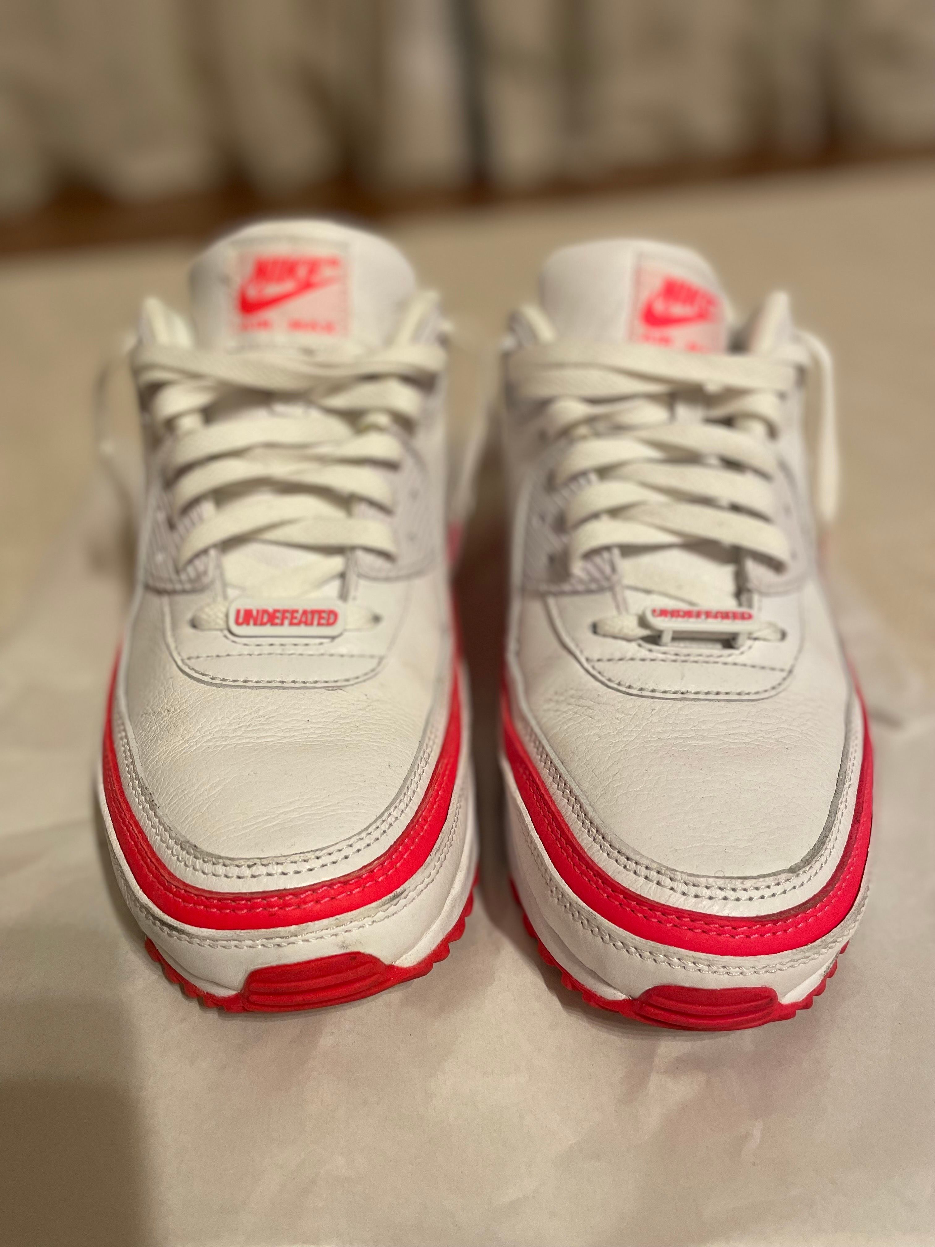 UNDEFEATED × Nike Air Max 90 "White/Red"
