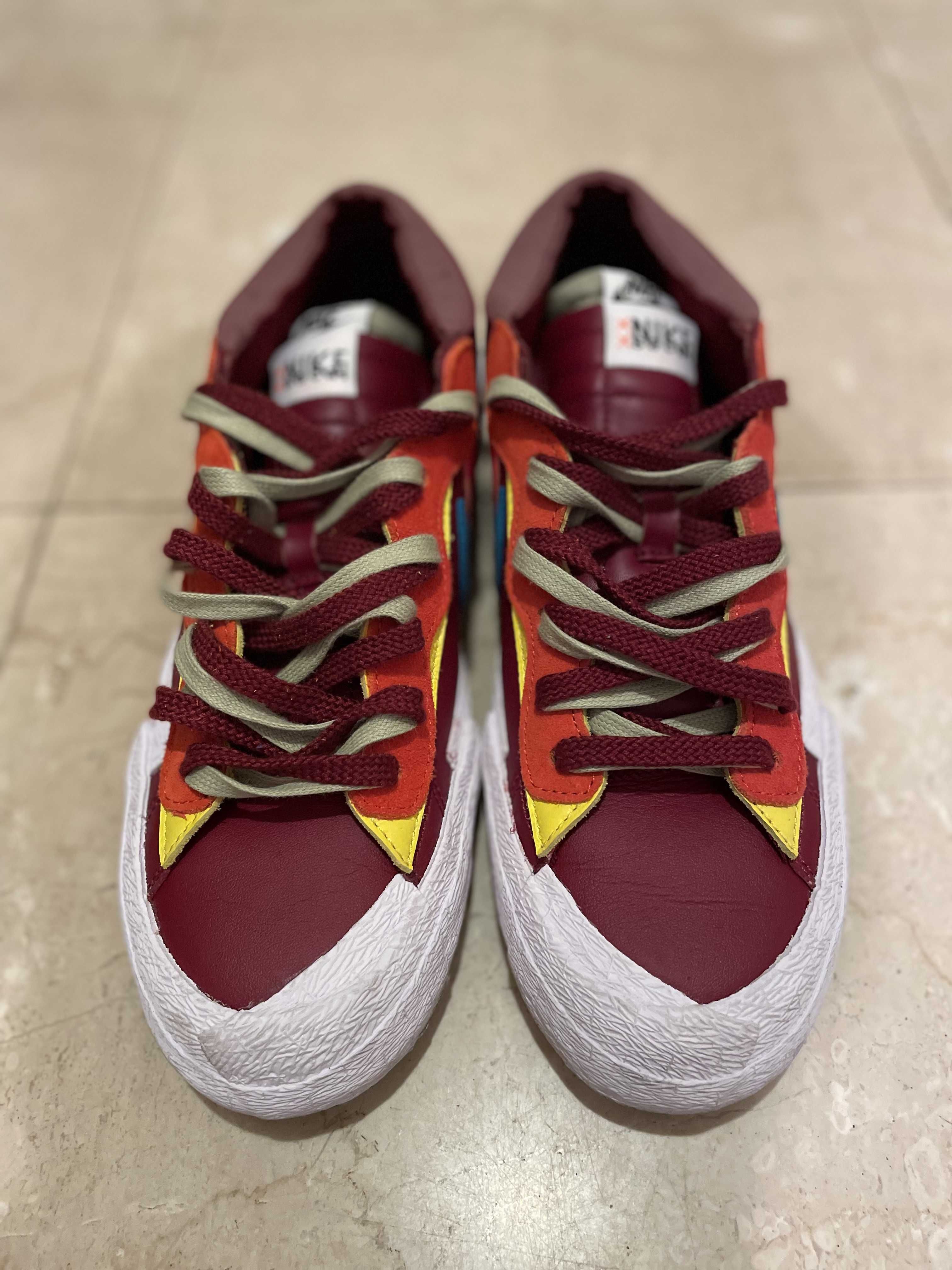 KAWS × sacai × Nike Blazer Low "Team Red"