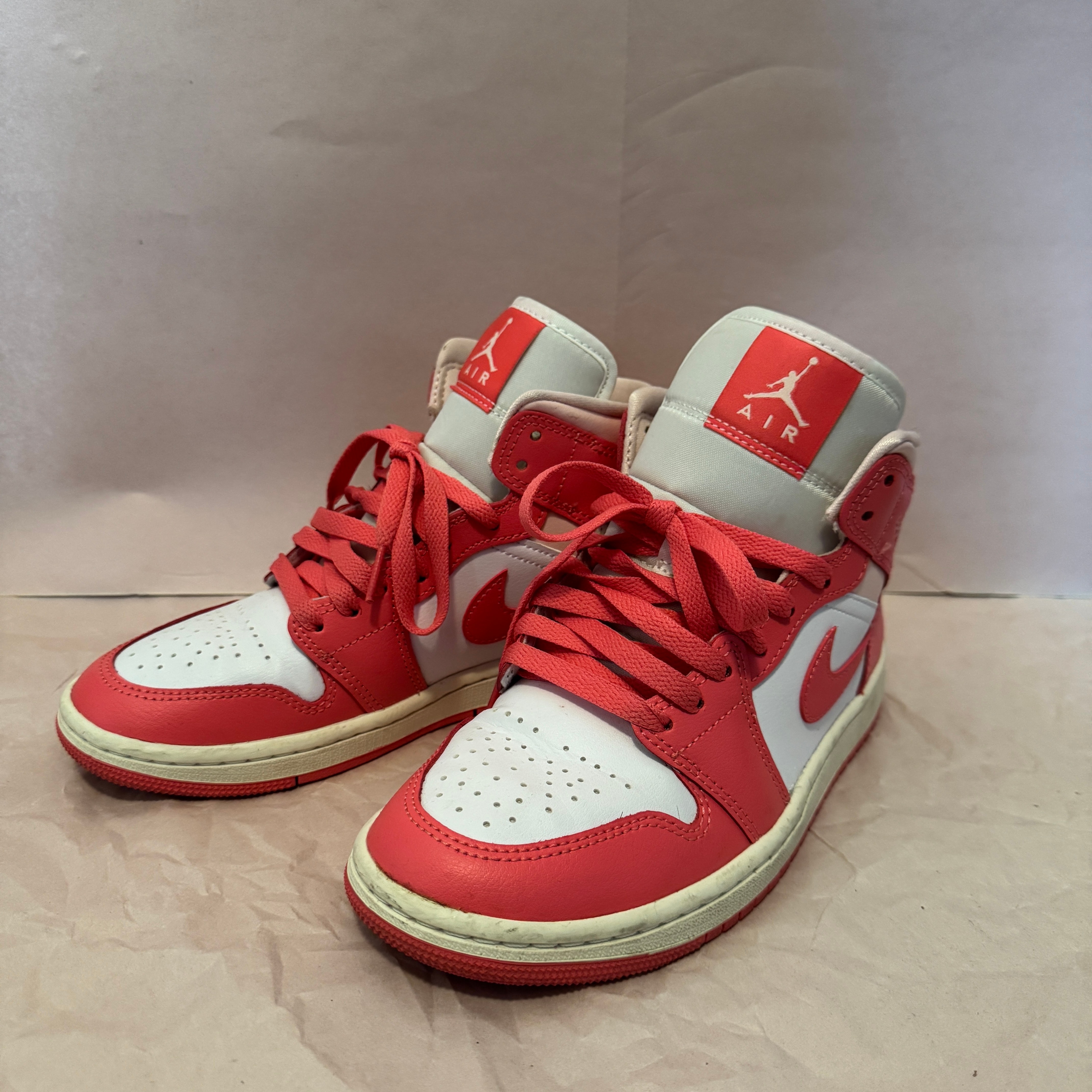 Nike Women's Air Jordan 1 Mid "Strawberries and Cream"
