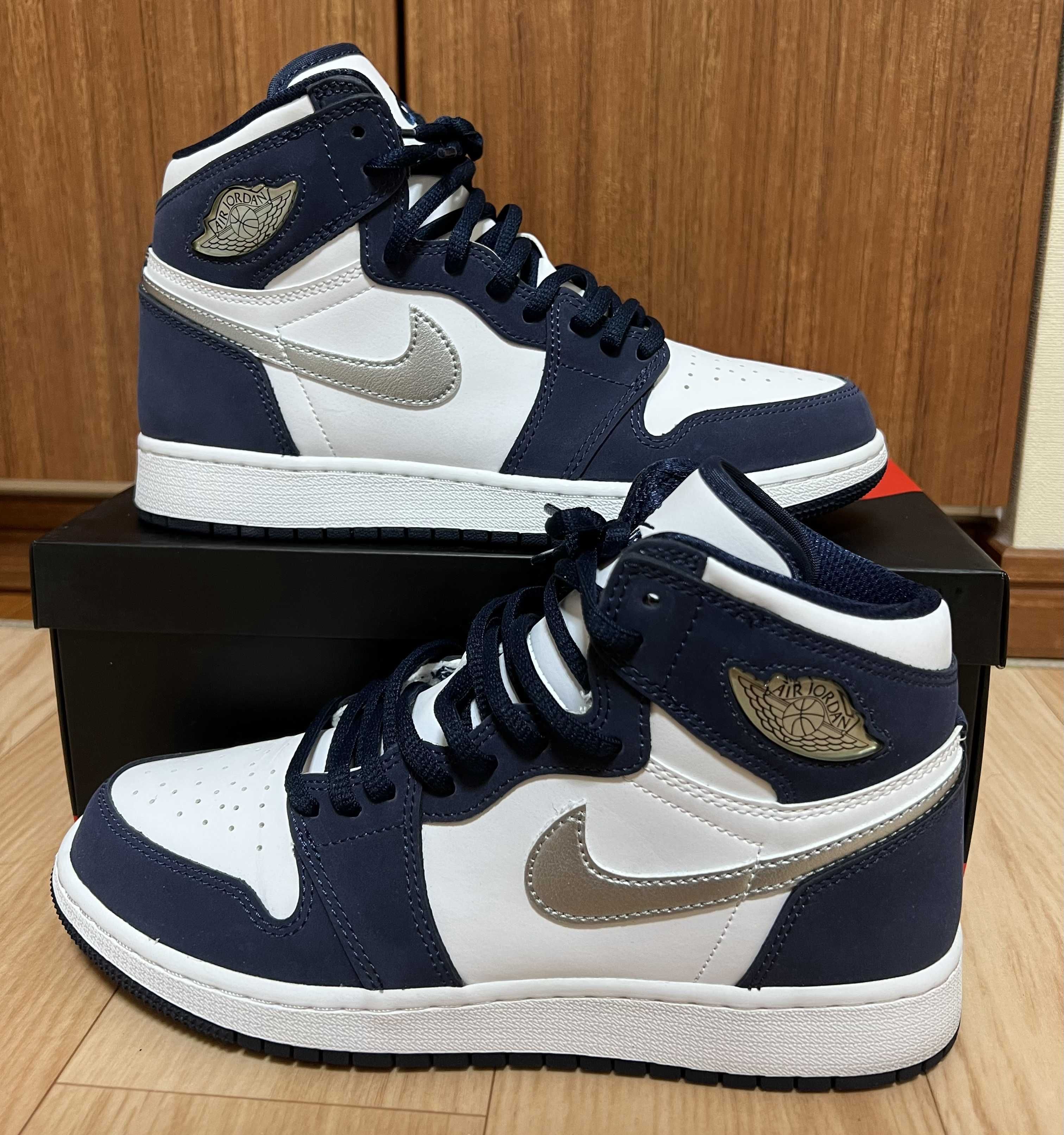 Nike GS Air Jordan 1 High OG CO.JP "Midnight Navy" (2020)(ブリーフケースなし)