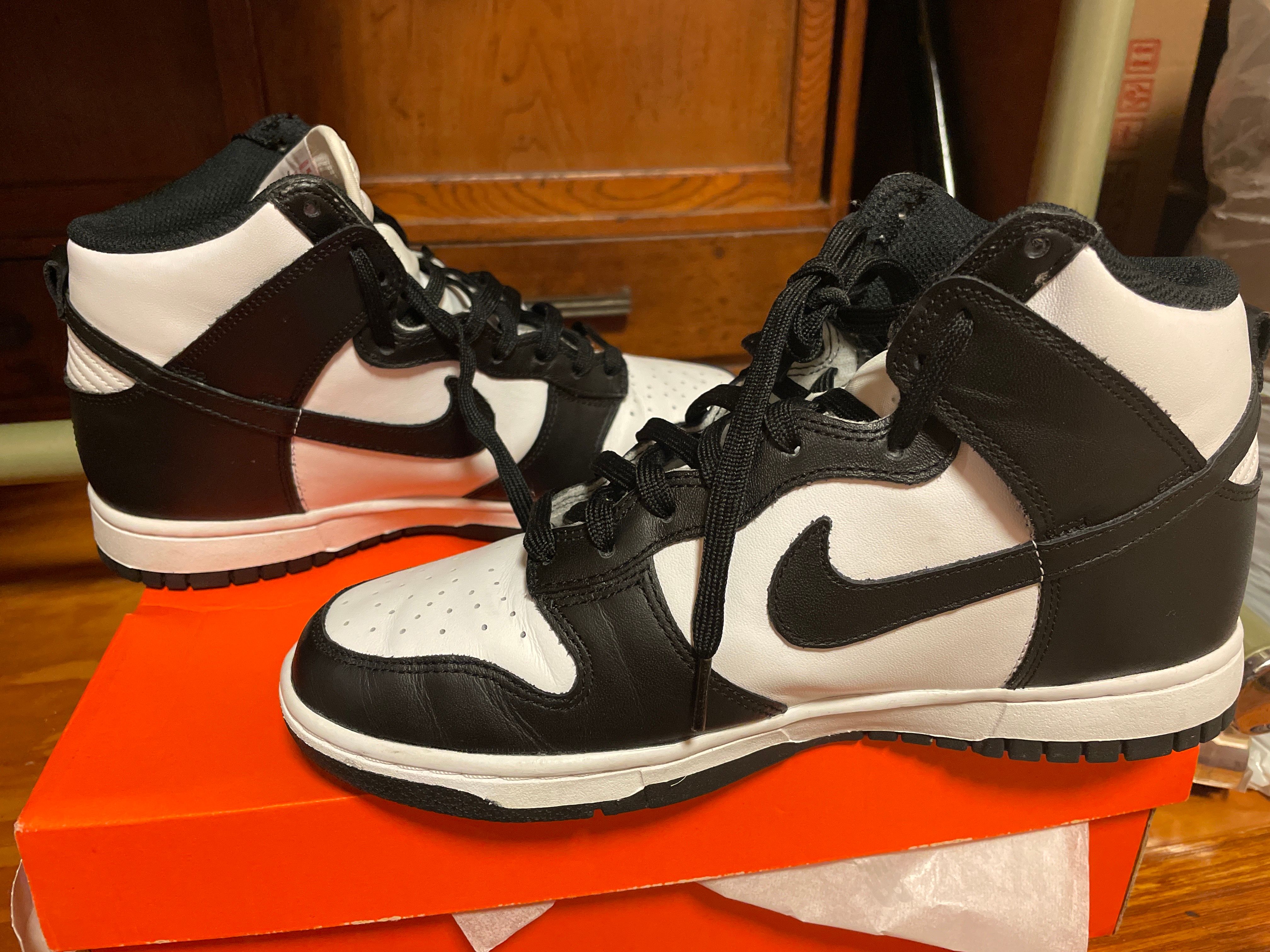 Nike Women's Dunk High "Black and White"