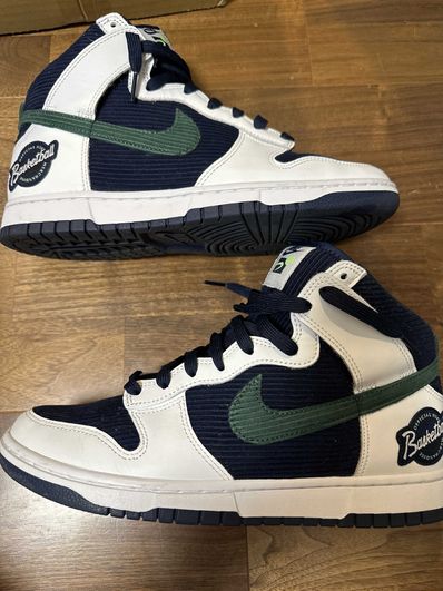 Nike Dunk High EMB "College Navy"