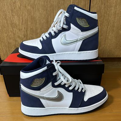 Nike GS Air Jordan 1 High OG CO.JP "Midnight Navy" (2020)(ブリーフケースなし)