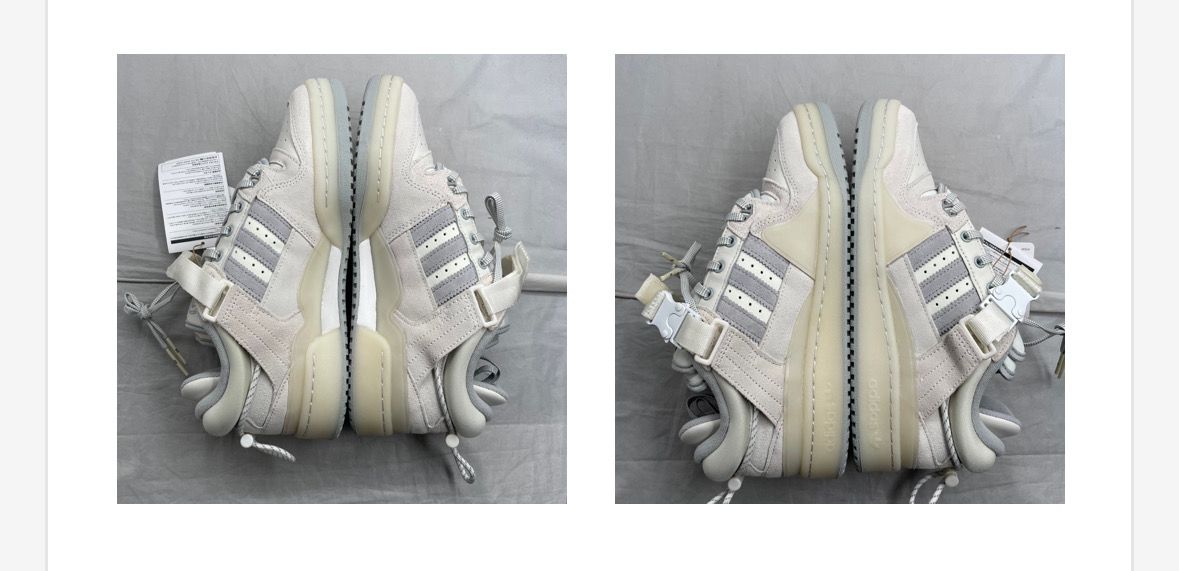 Bad Bunny × adidas Forum Low "White Bunny"