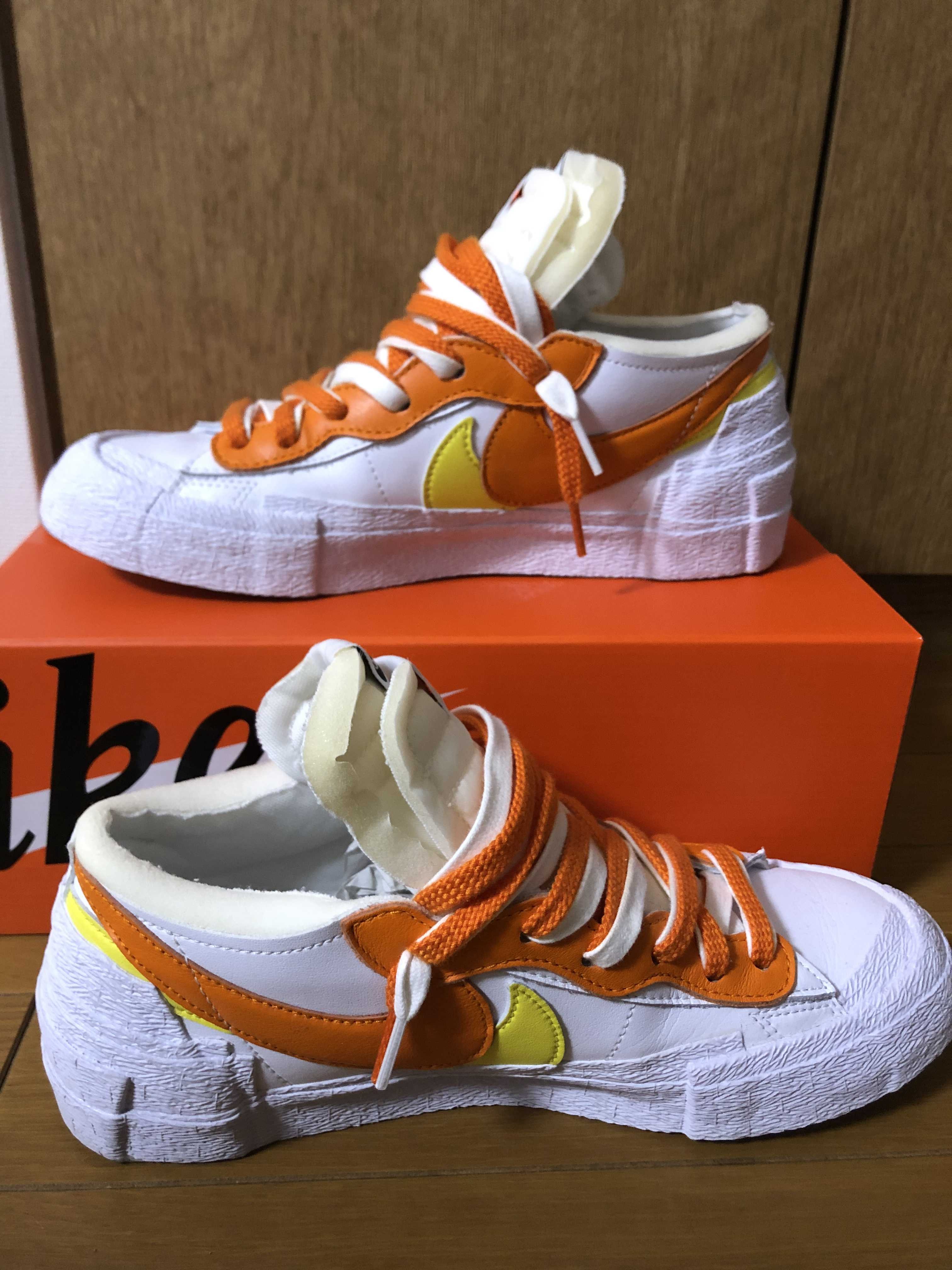 SACAI × NIKE BLAZER LOW "MAGMA ORANGE"