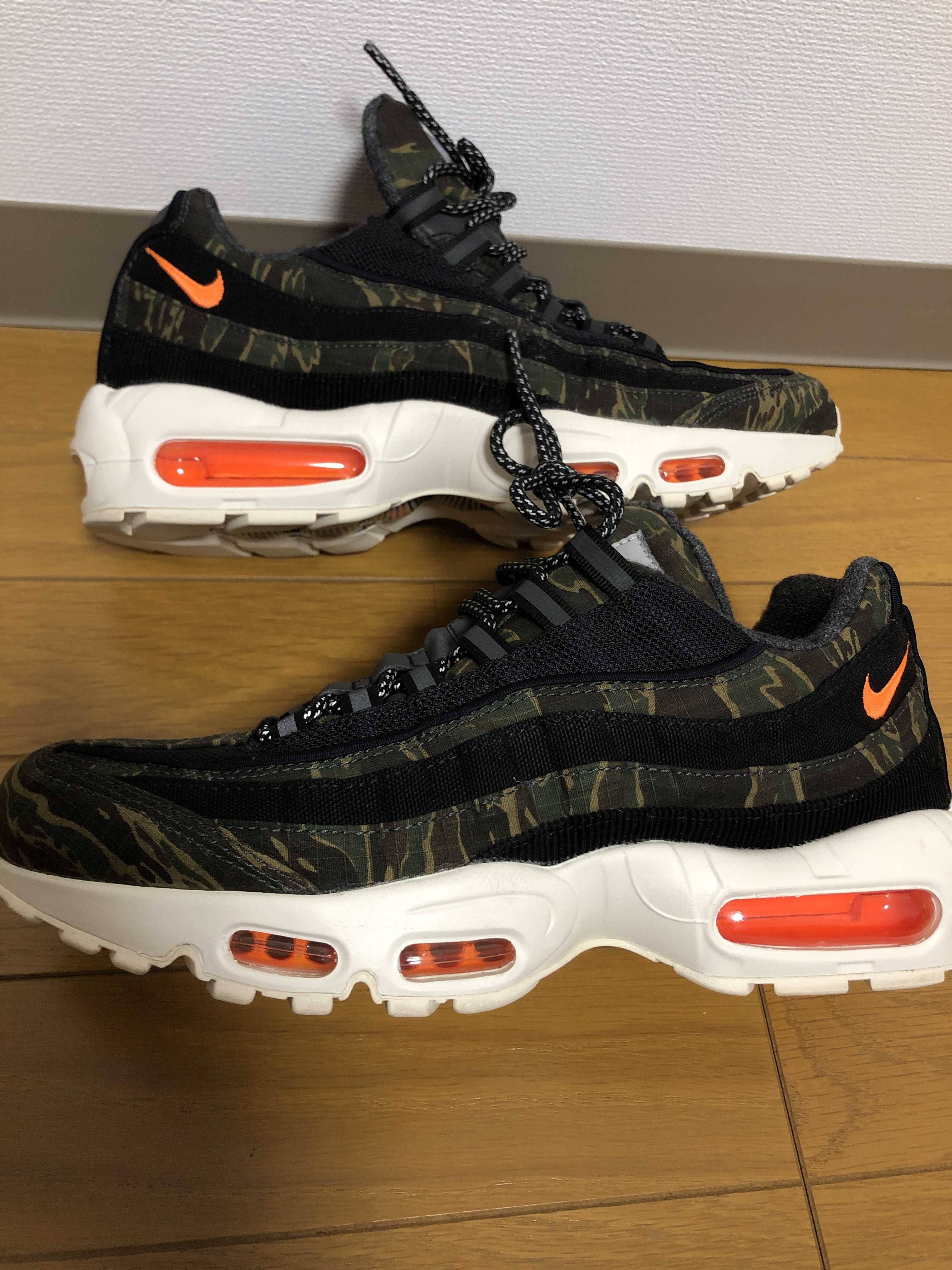 Carharte WIP × Nike Air Max 95 "Black/Sail/Total Orange"