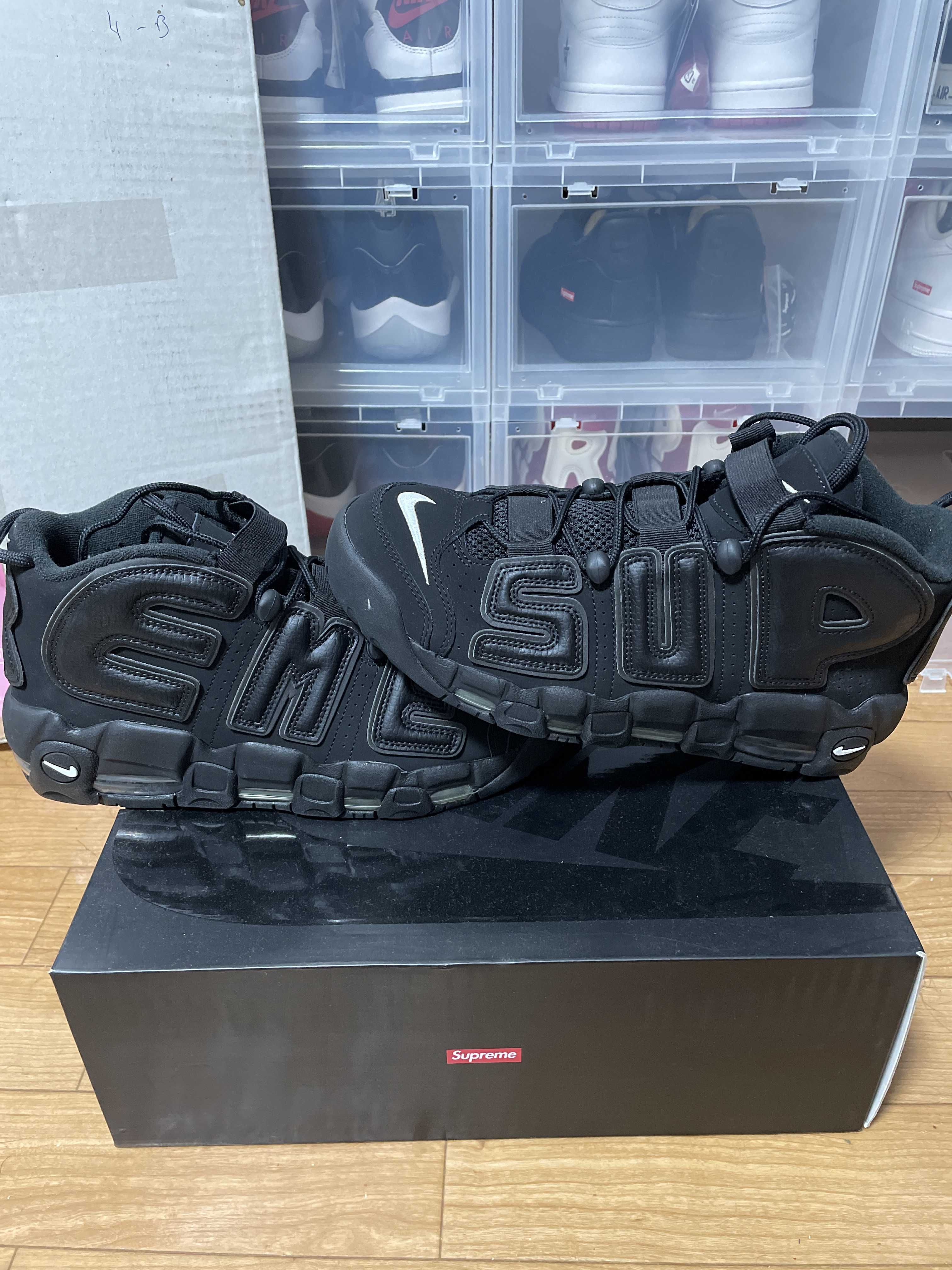 Supreme × Nike Air More Uptempo "Black"