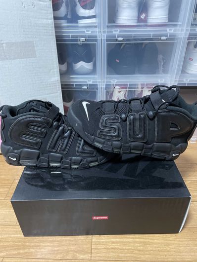 Supreme × Nike Air More Uptempo "Black"