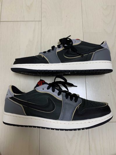 Nike Air Jordan 1 Low OG EX "Black and Smoke Grey"