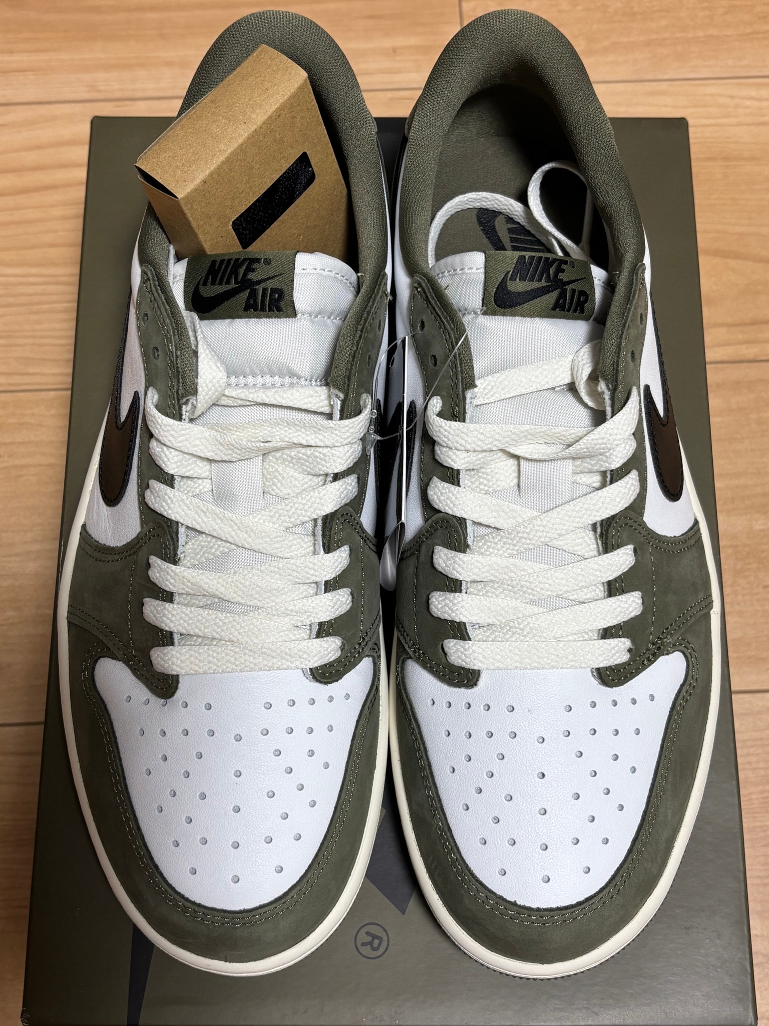 Nike Air Jordan 1 Low OG "Medium Olive and Summit White"