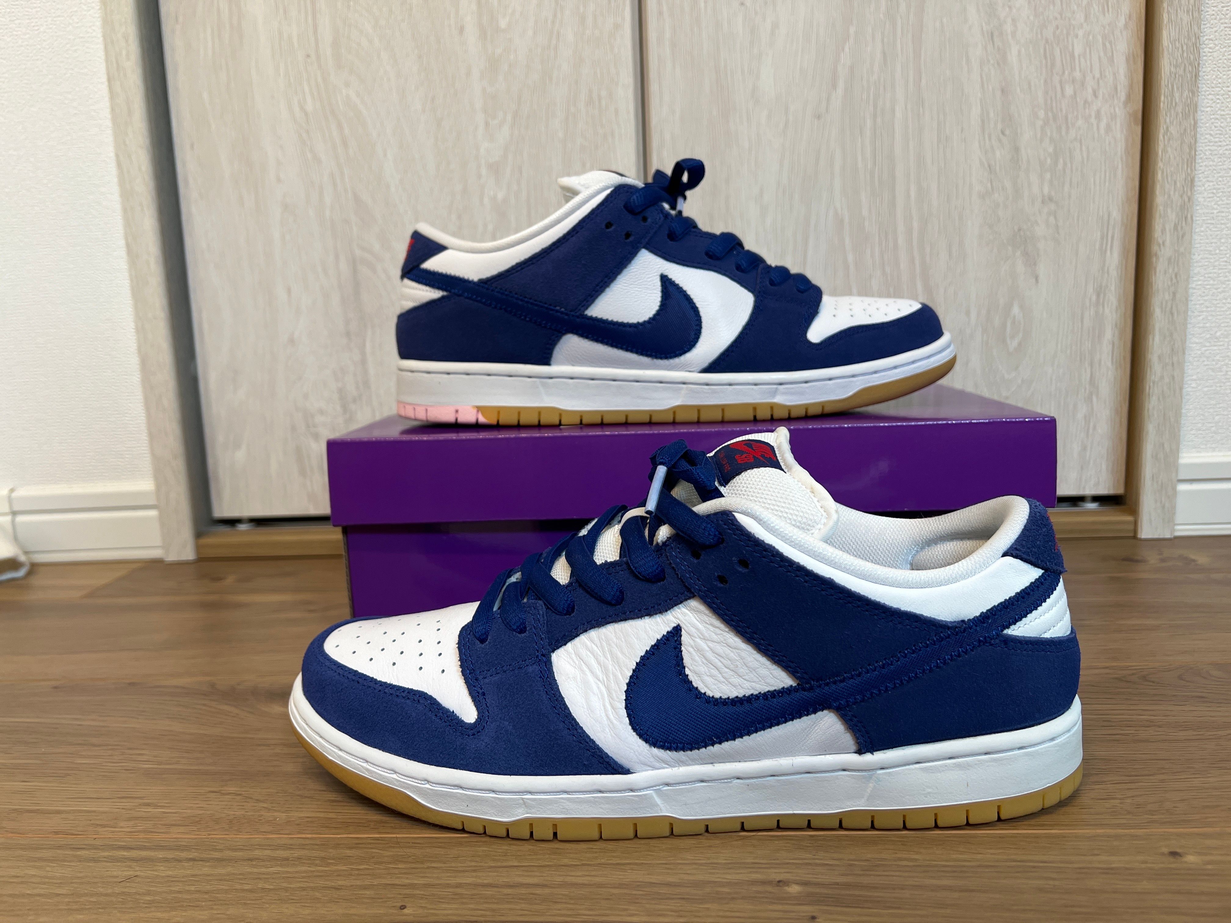 Nike SB Dunk Low "Los Angeles Dodgers/Deep Royal Blue"