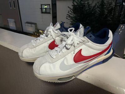sacai × Nike Zoom Cortez "White and University Red"