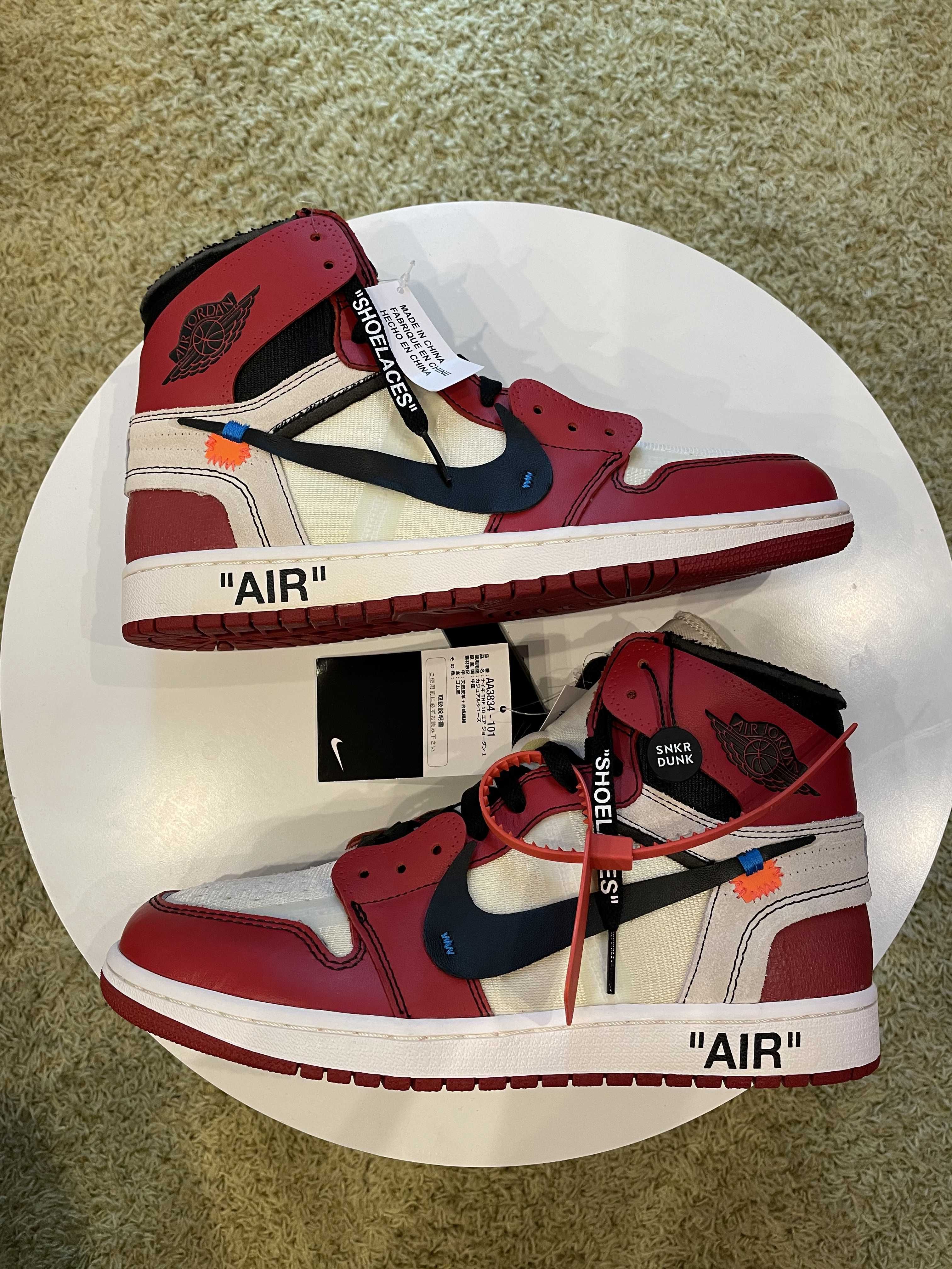 Off-White × Nike Air Jordan 1 Retro High The Ten "Chicago"