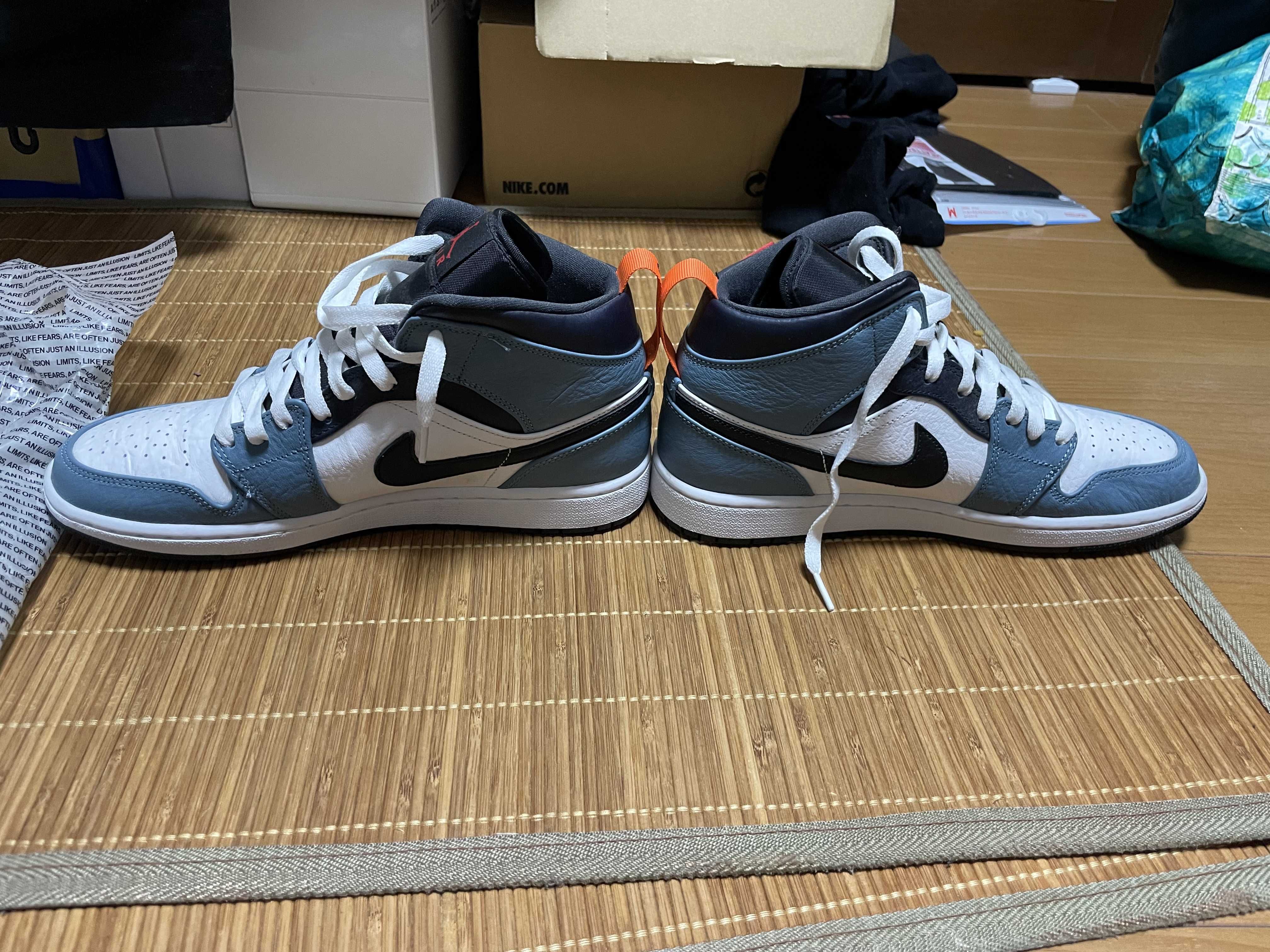 FACETASM × Nike Air Jordan 1 Mid "White/Navy"