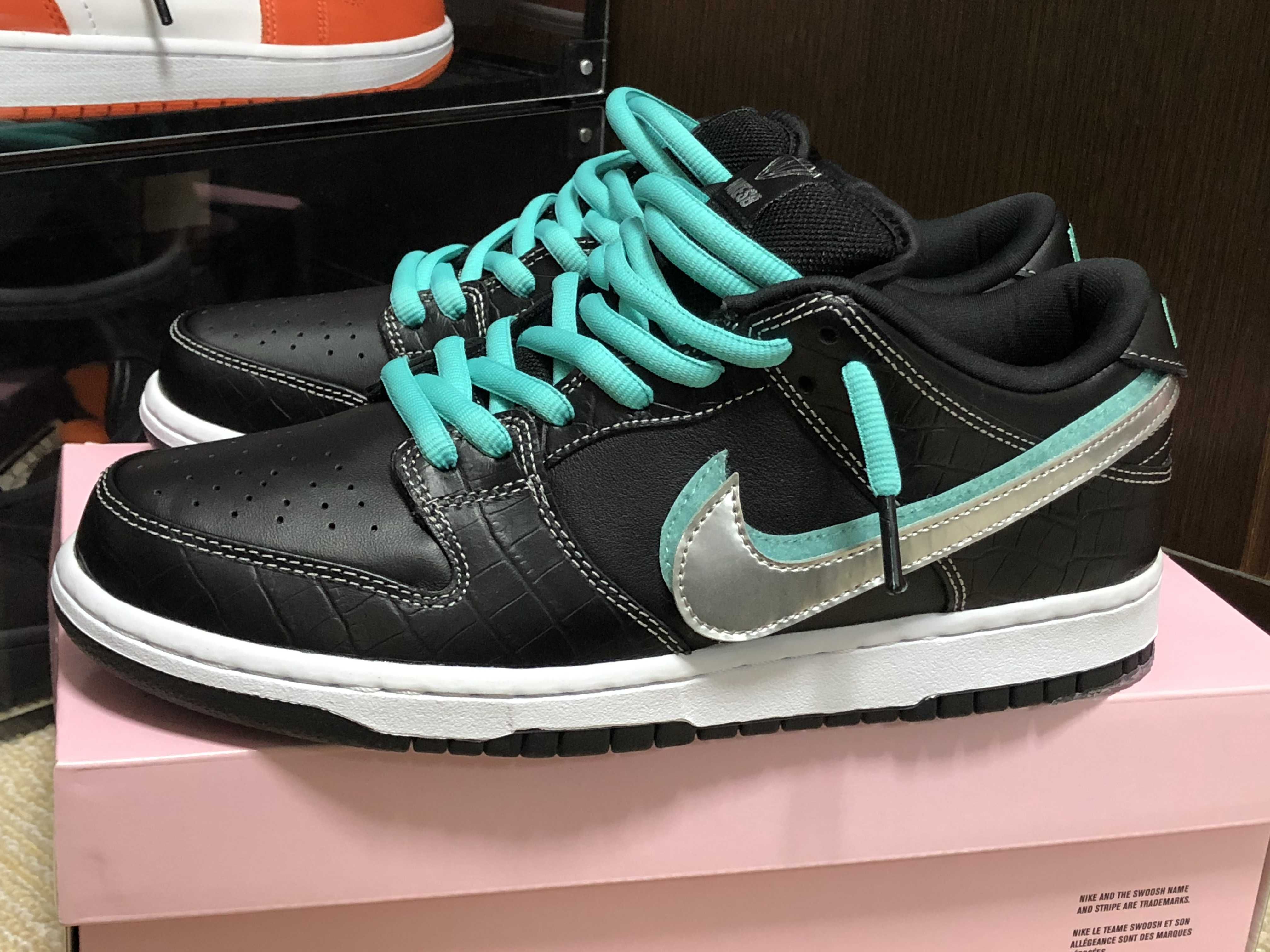 Diamond Supply Co. × Nike SB Dunk Low Pro "Black"
