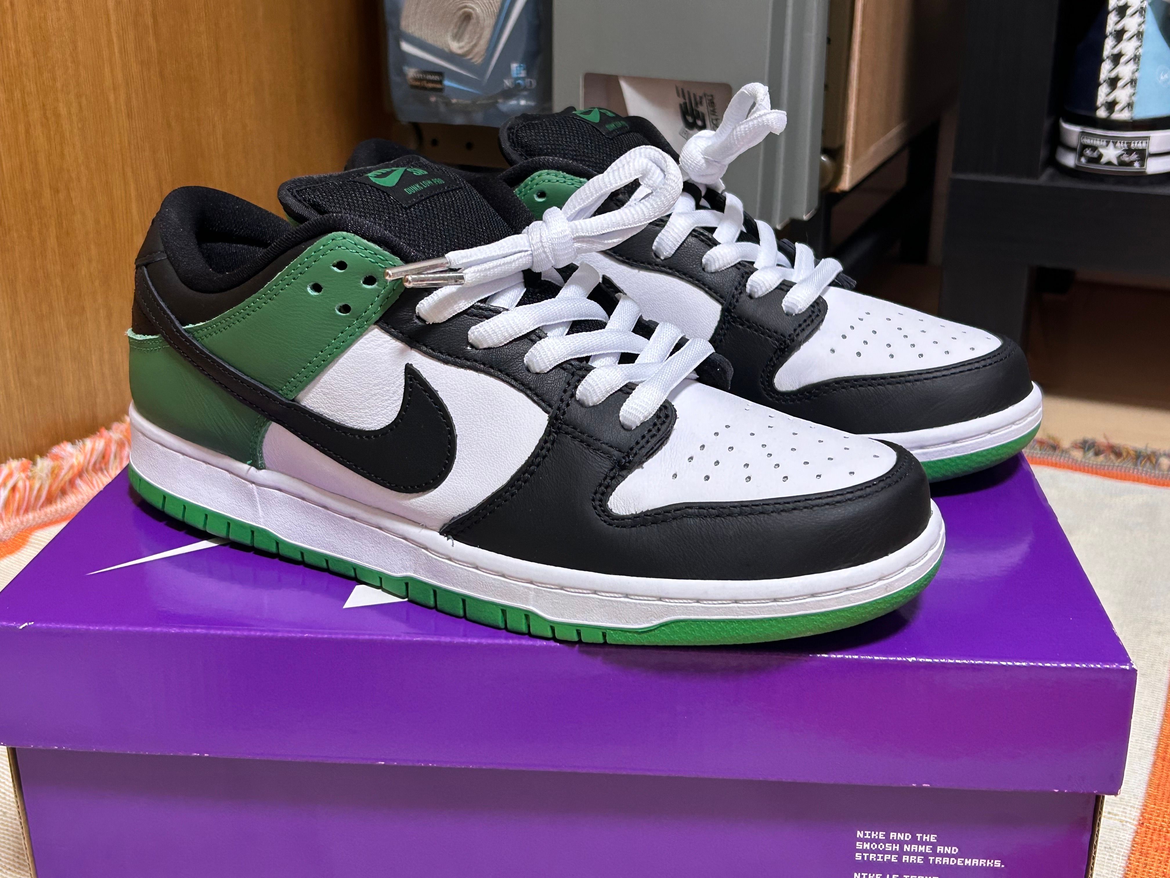 Nike SB Dunk Low Pro "Black and Classic Green"