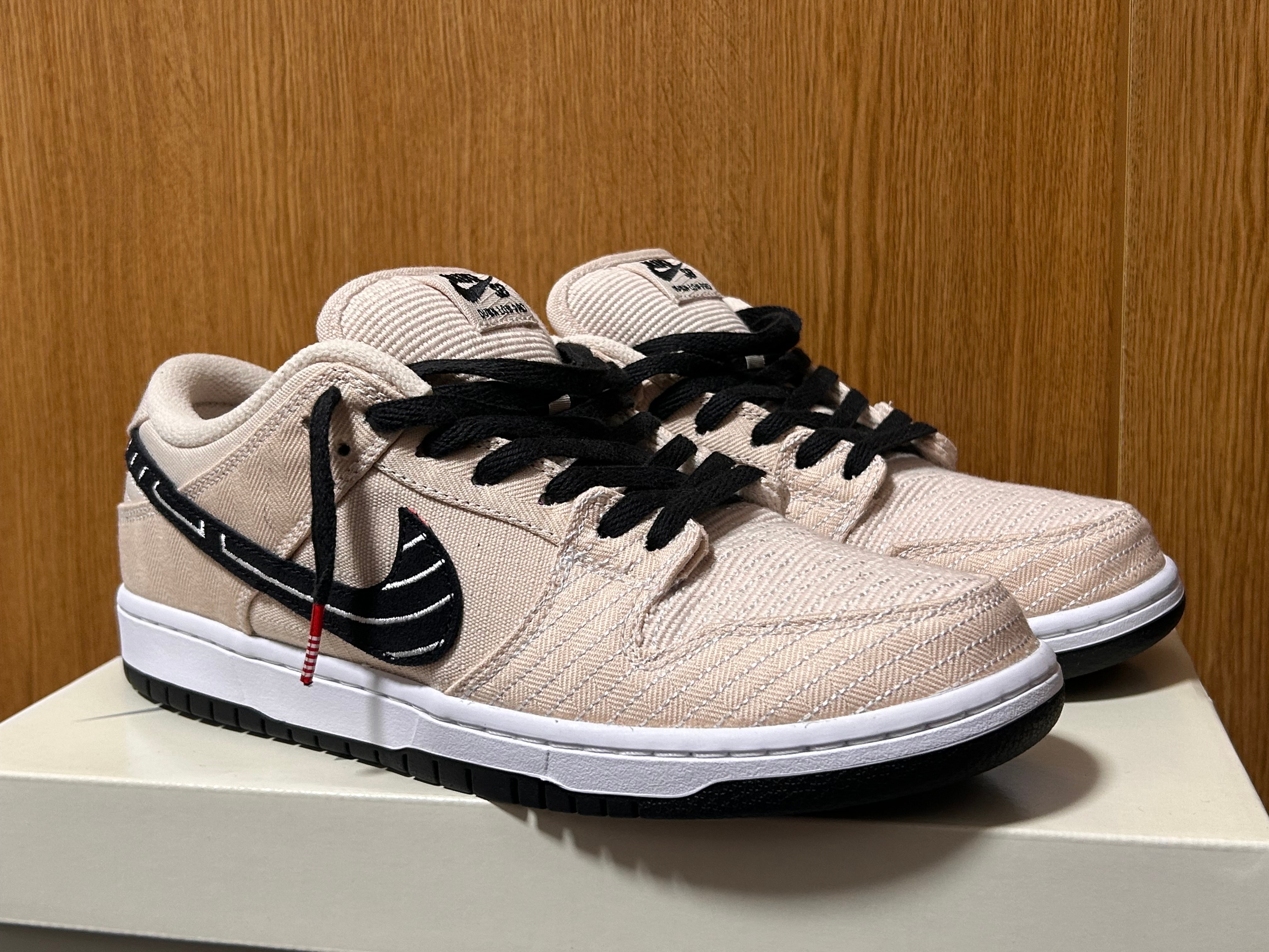 Albino & Preto × Nike SB Dunk Low Pro QS "Pearl White"