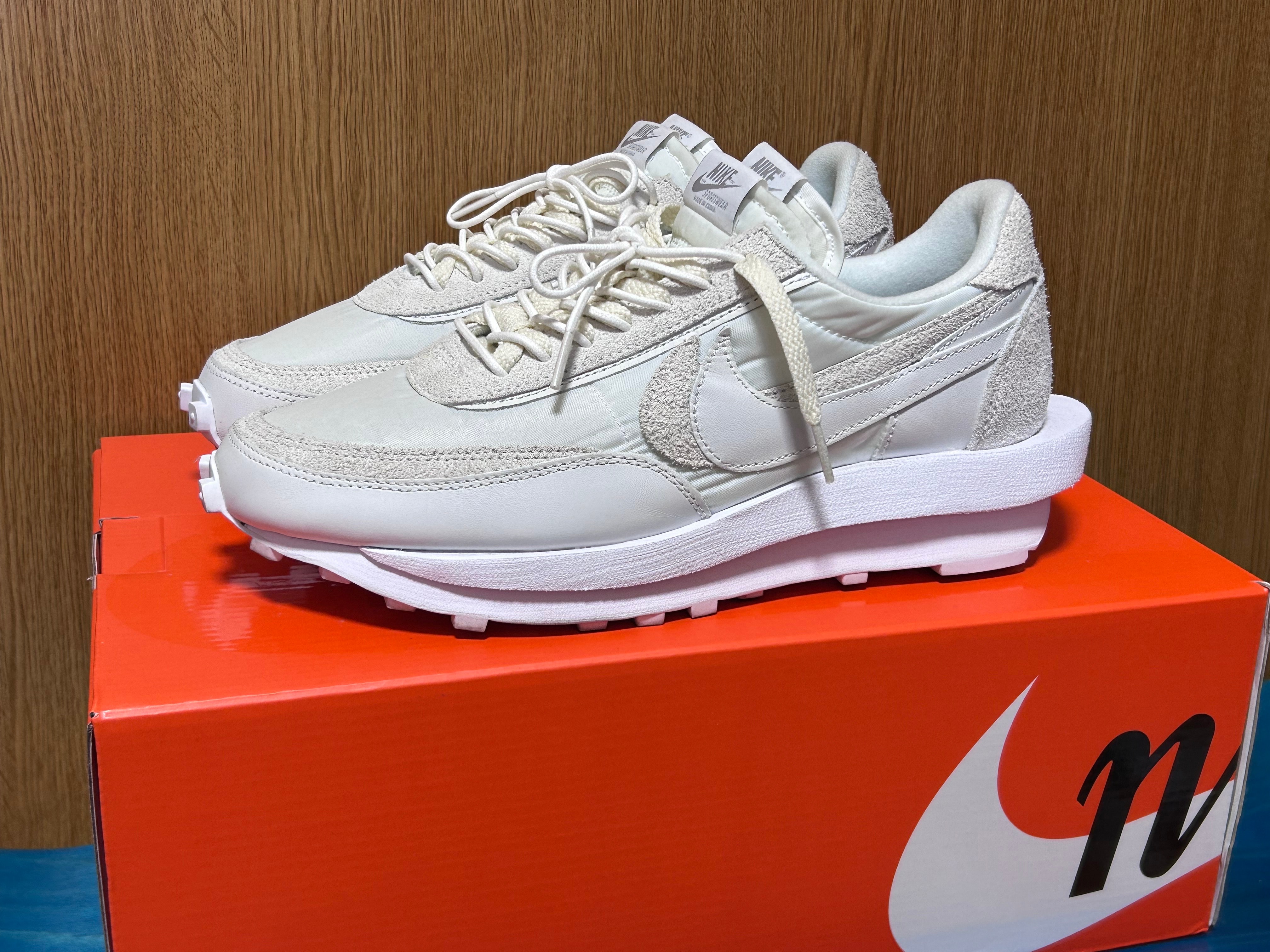 sacai × Nike LDV Waffle "Triple White"