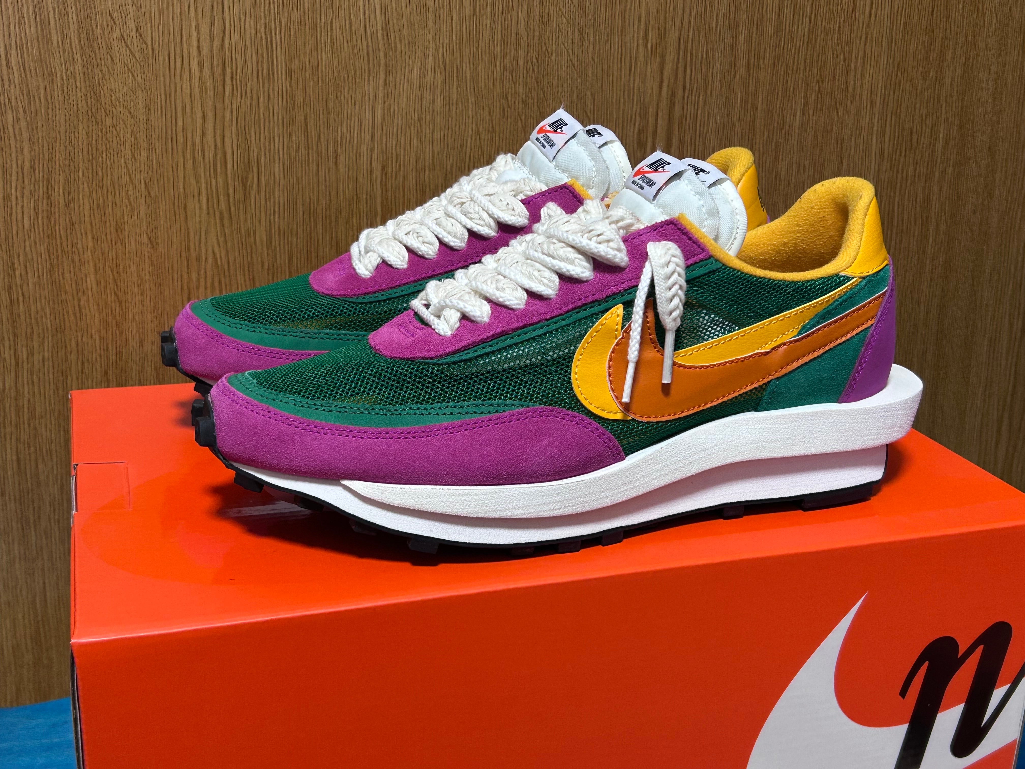 sacai × Nike LDV Waffle "Pine/Green"