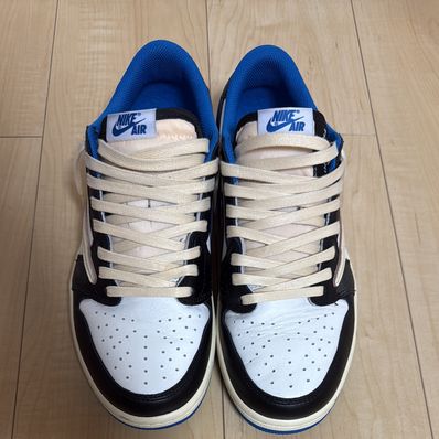 Travis Scott × fragment design × Nike Air Jordan 1 Low OG SP "Military Blue"