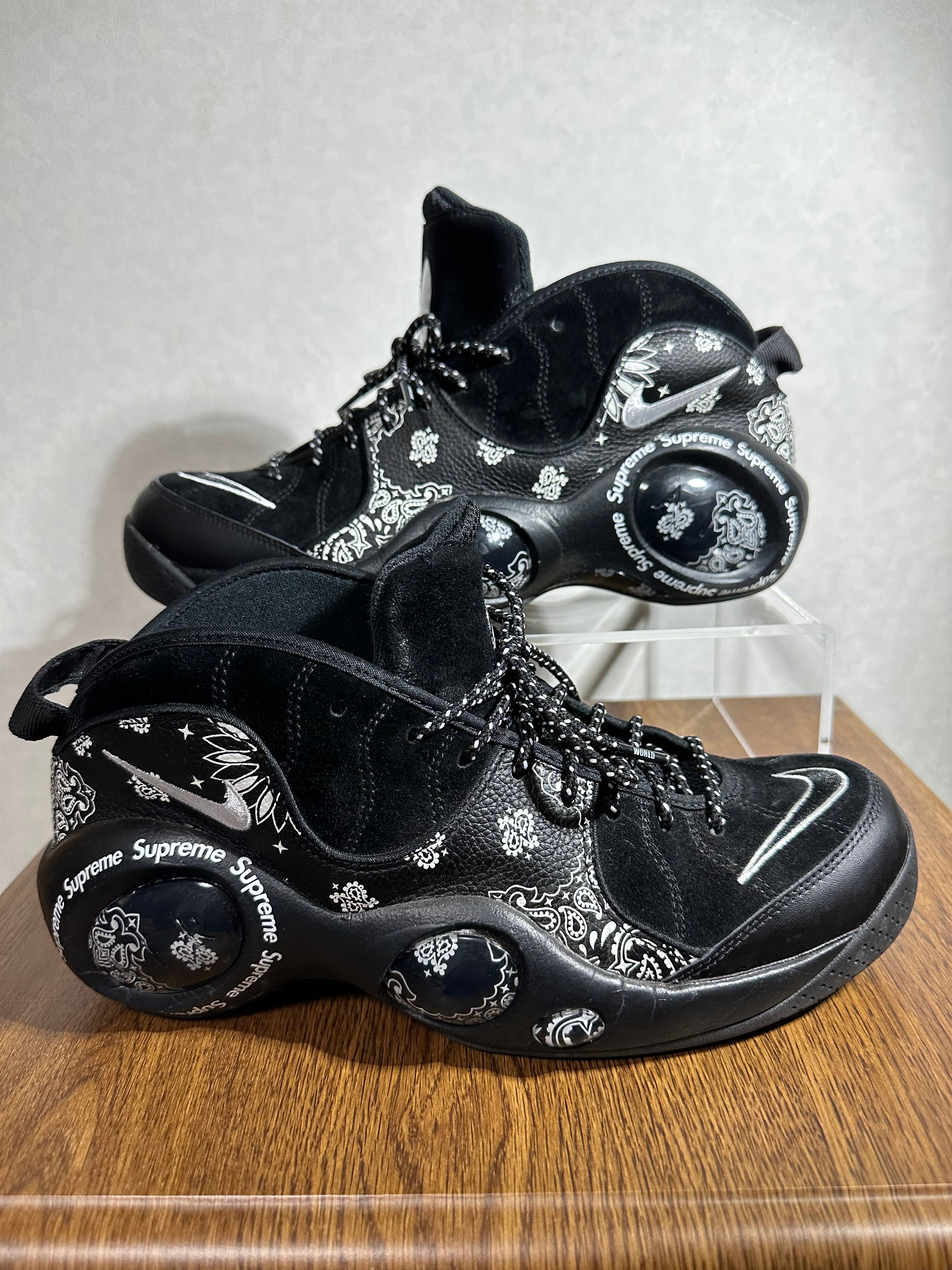 Supreme × Nike Air Zoom Flight 95 SP "Black/White"