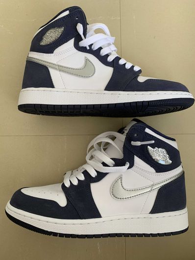 Nike GS Air Jordan 1 High OG CO.JP "Midnight Navy" (2020)(ブリーフケースなし)