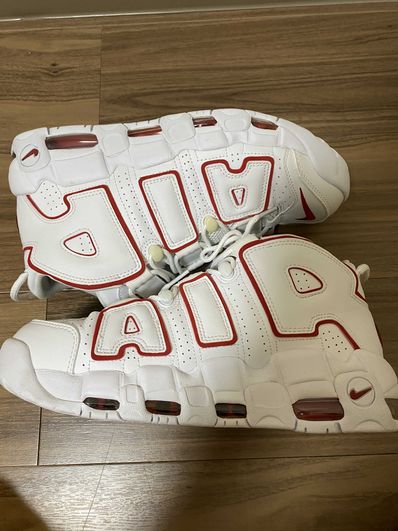 NIKE AIR MORE UPTEMPO "WHITE/VARSITY RED" (2021)