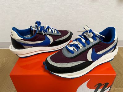 UNDERCOVER × sacai × Nike LD Waffle "Night Maroon/Pale Ivory-Ground Grey-Team Royal"