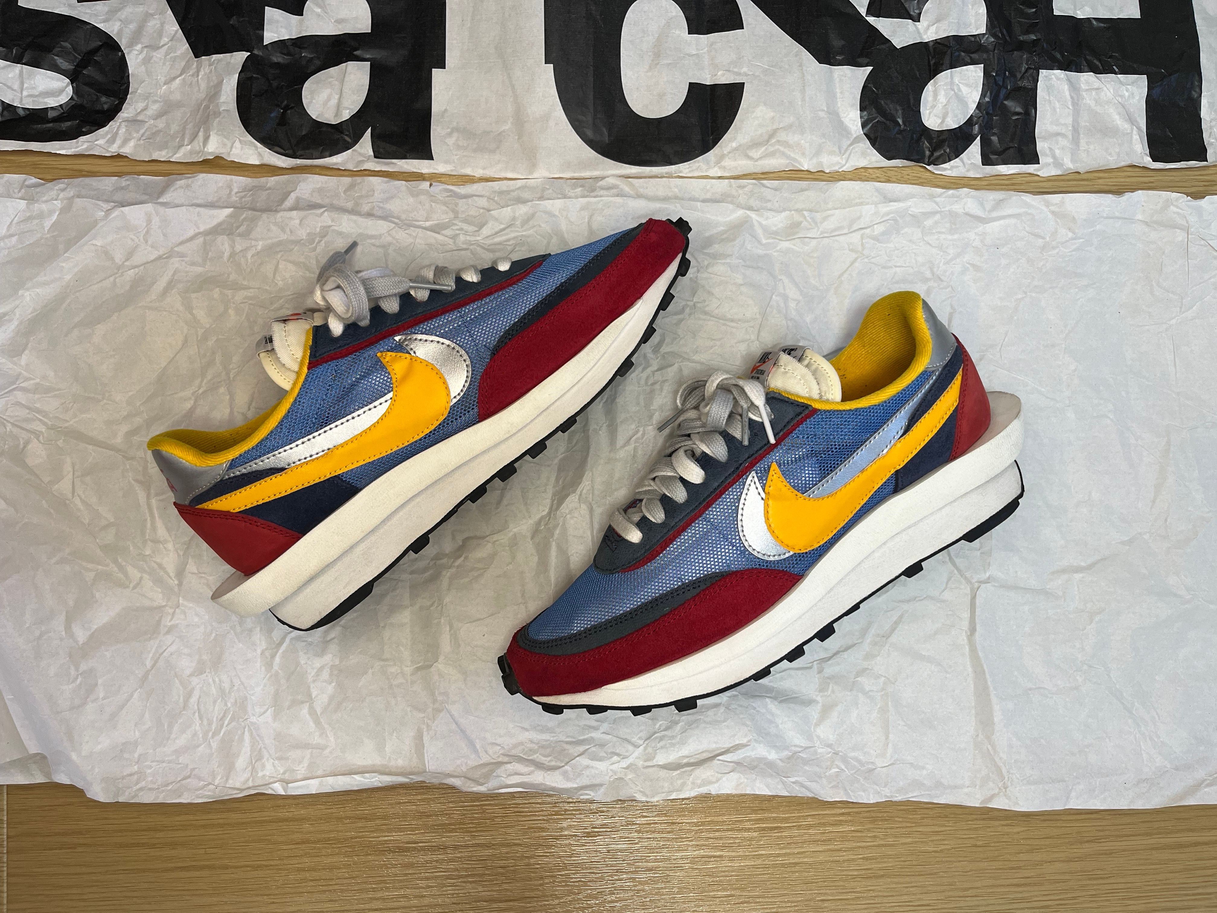 sacai × Nike LDV Waffle "Red/Blue"