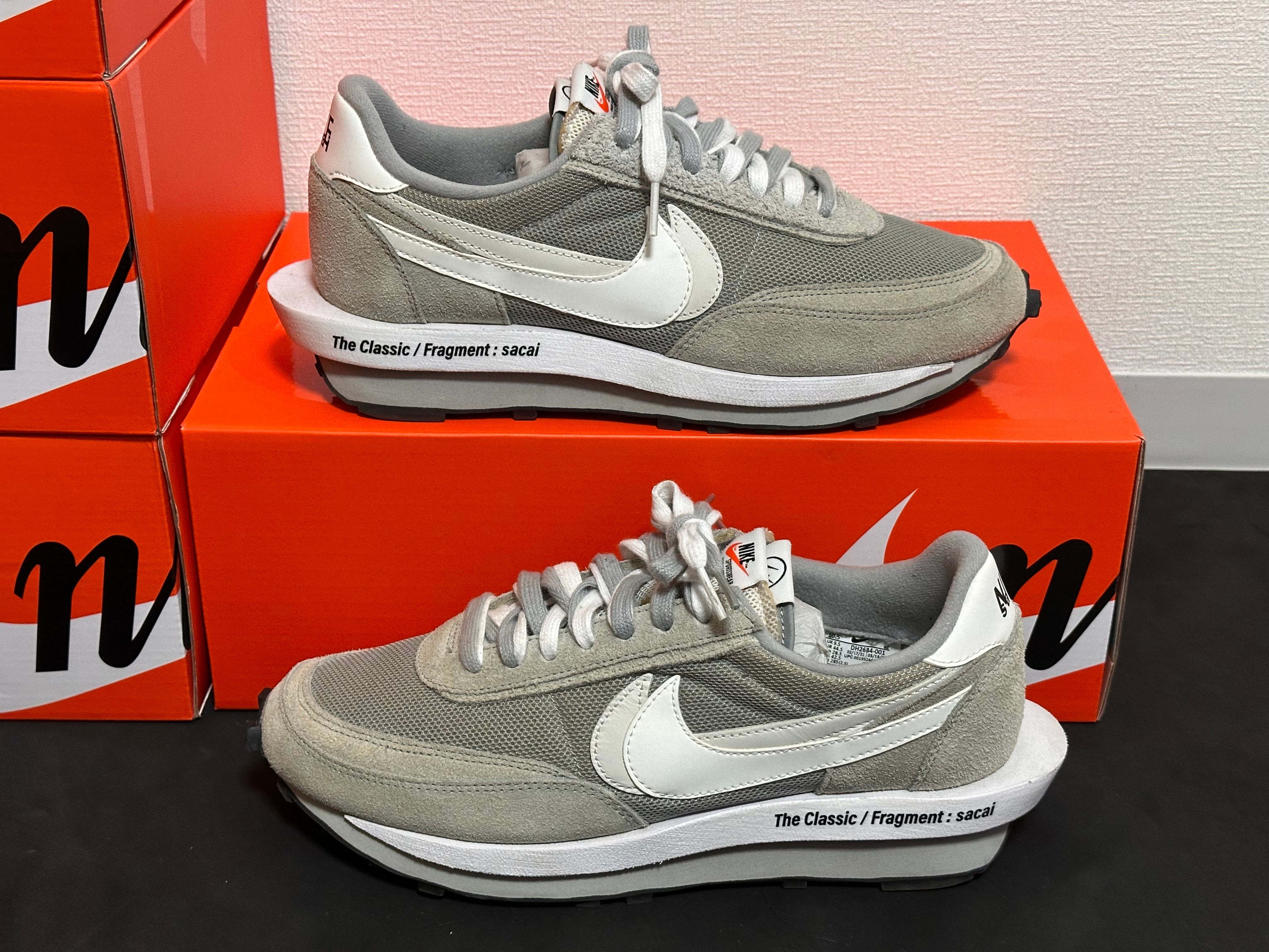 Fragment × sacai × Nike LD Waffle "Light Smoke Grey"
