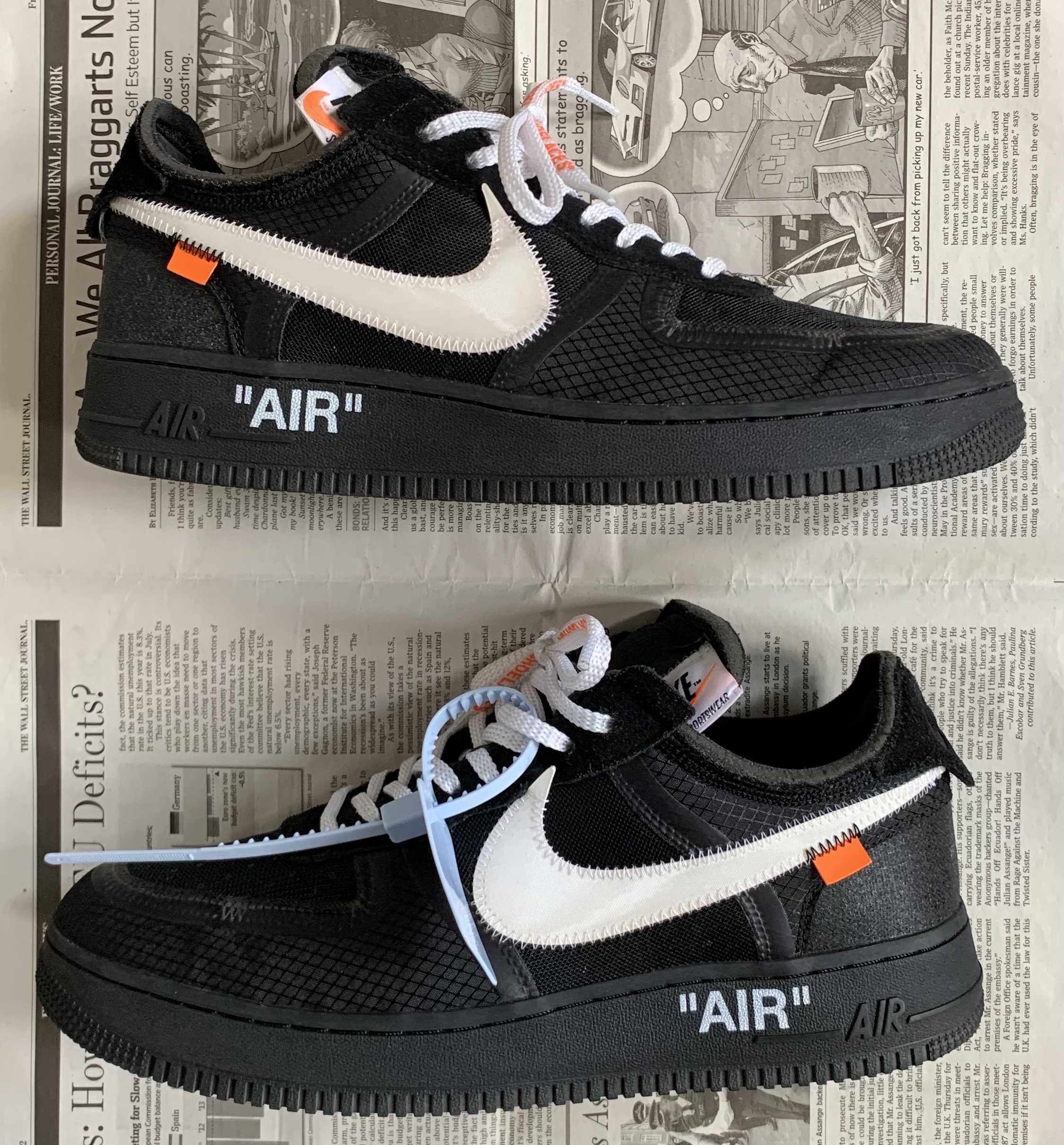 Off-White × Nike Air Force 1 Low "Black"
