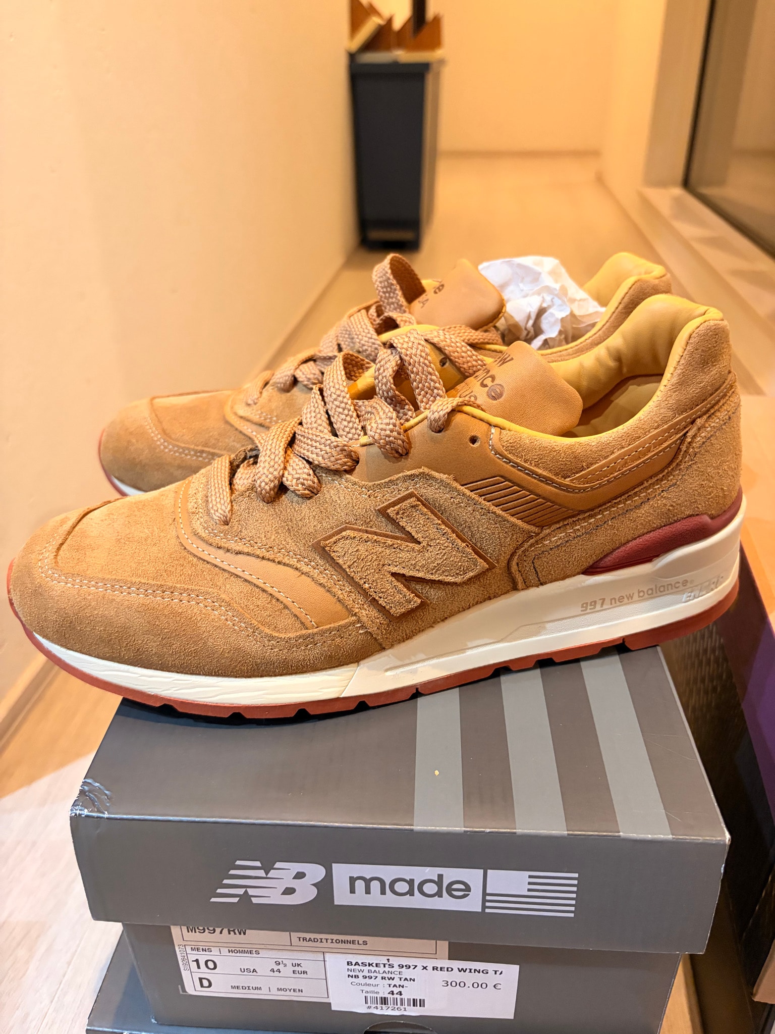 Red Wing × New Balance M997 "Brown"