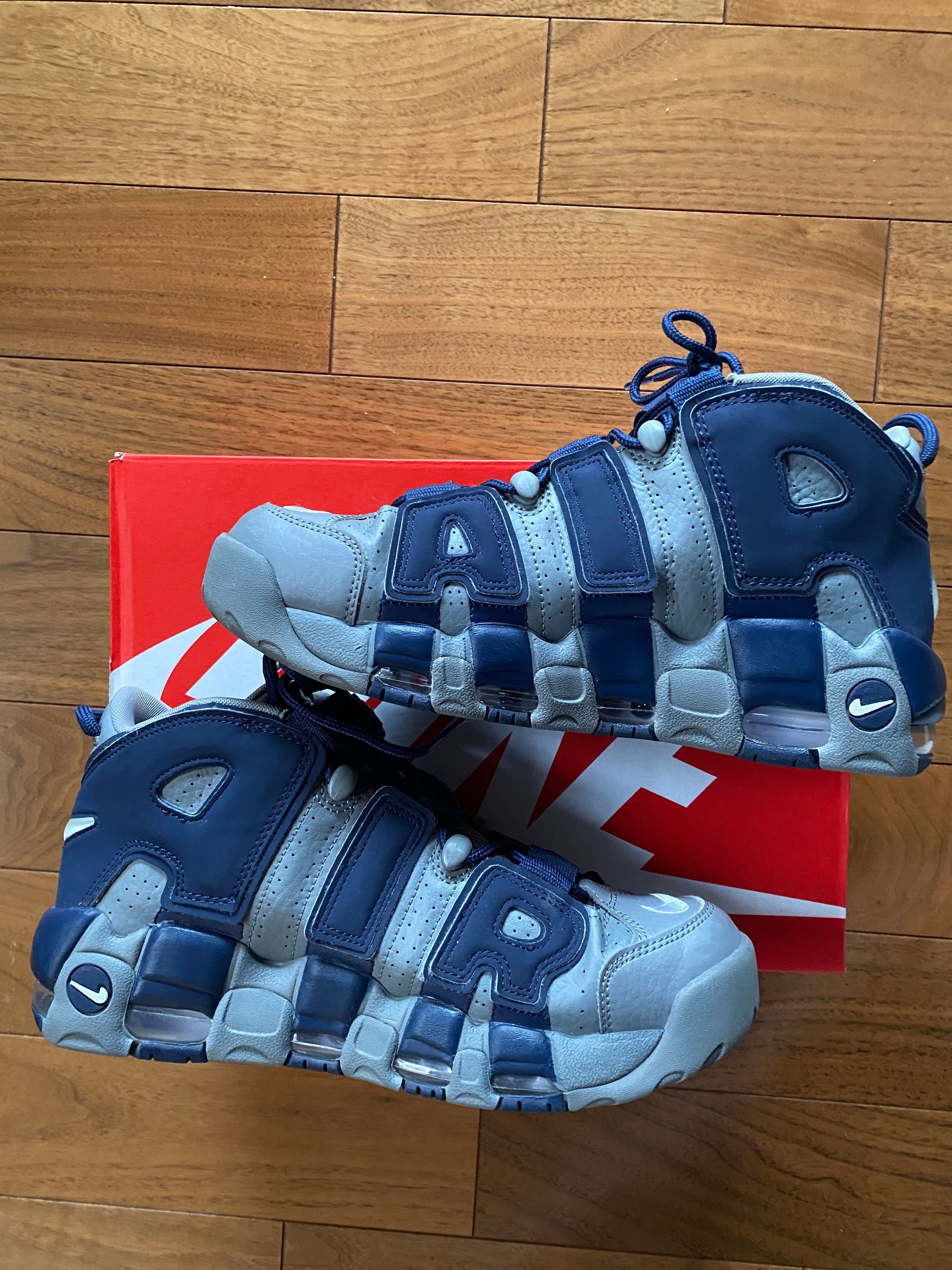 Nike Air More Uptempo '96 "Cool Grey/White/Midnight Navy"