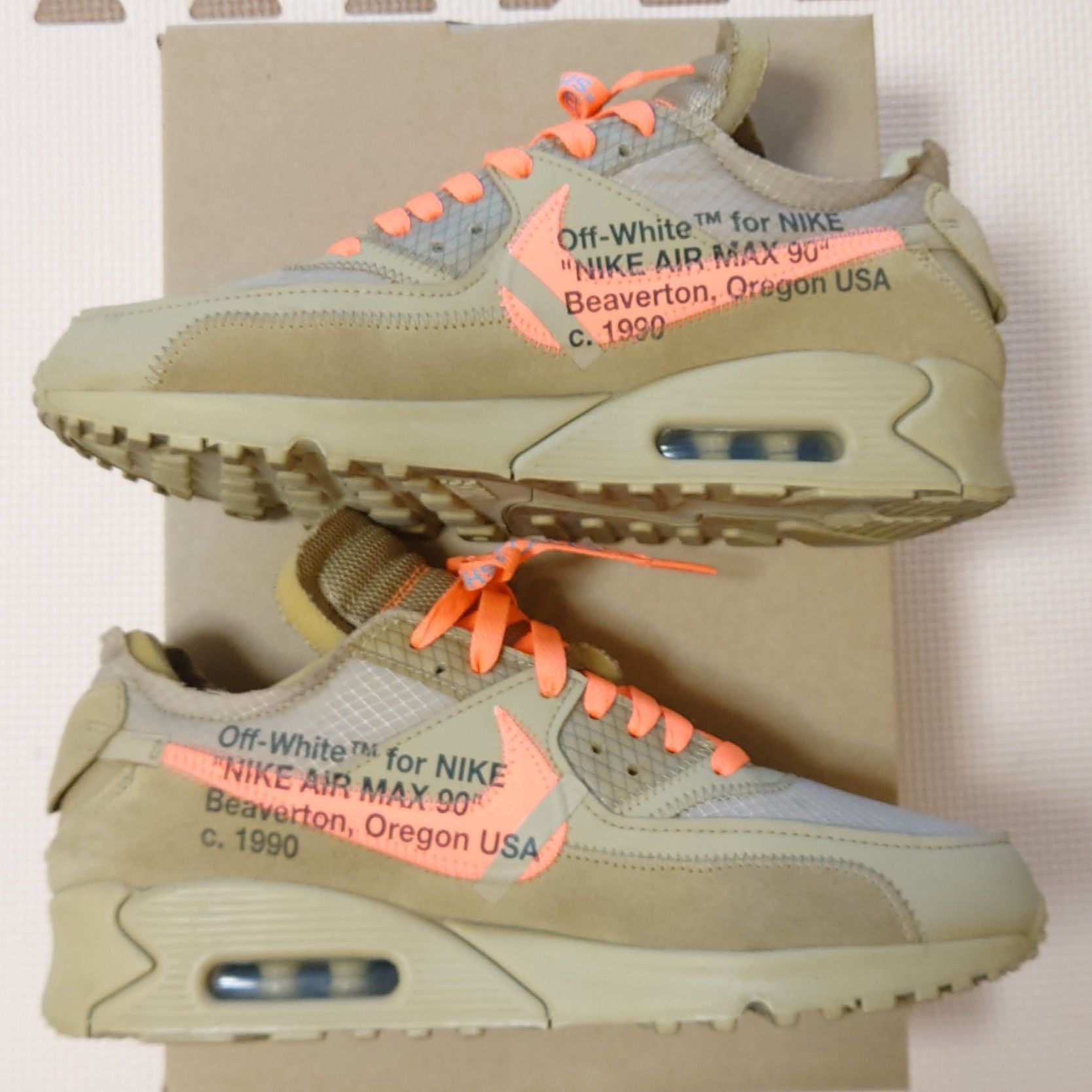 Off-White × Nike Air Max 90 "Desert Ore"