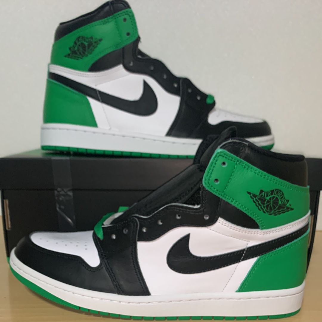 Nike Air Jordan 1 Retro High OG "Celtics/Black and Lucky Green" (2023)