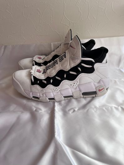Nike Air More Money "White Black Coral Chalk"
