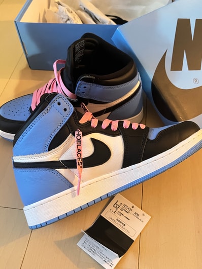 Nike GS Air Jordan 1 Retro High OG "University Blue/UNC Toe"