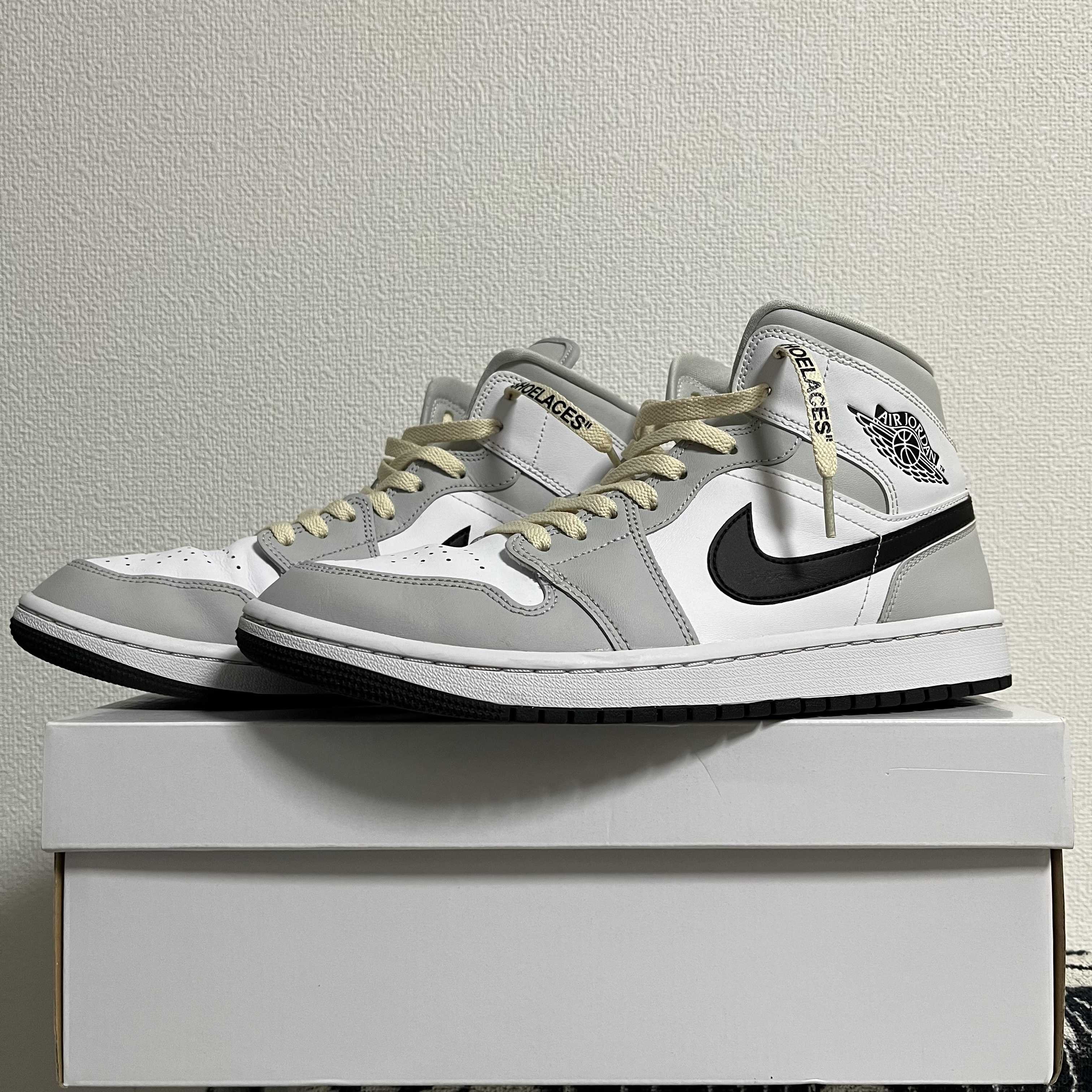 Nike Women's Air Jordan 1 Mid "Grey Fog/White/Black"