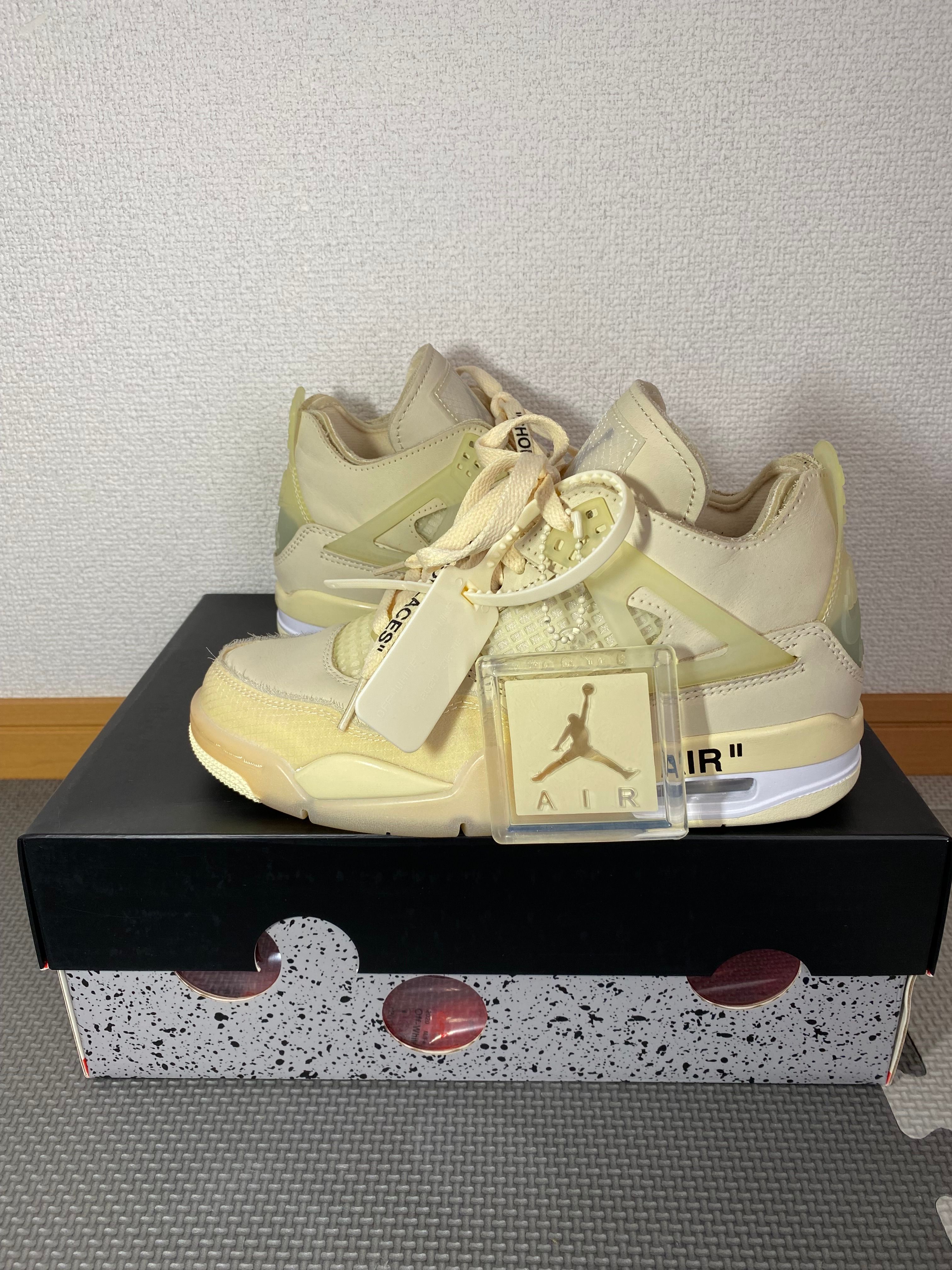 Off-White × Nike Women's Air Jordan 4 SP "Sail"