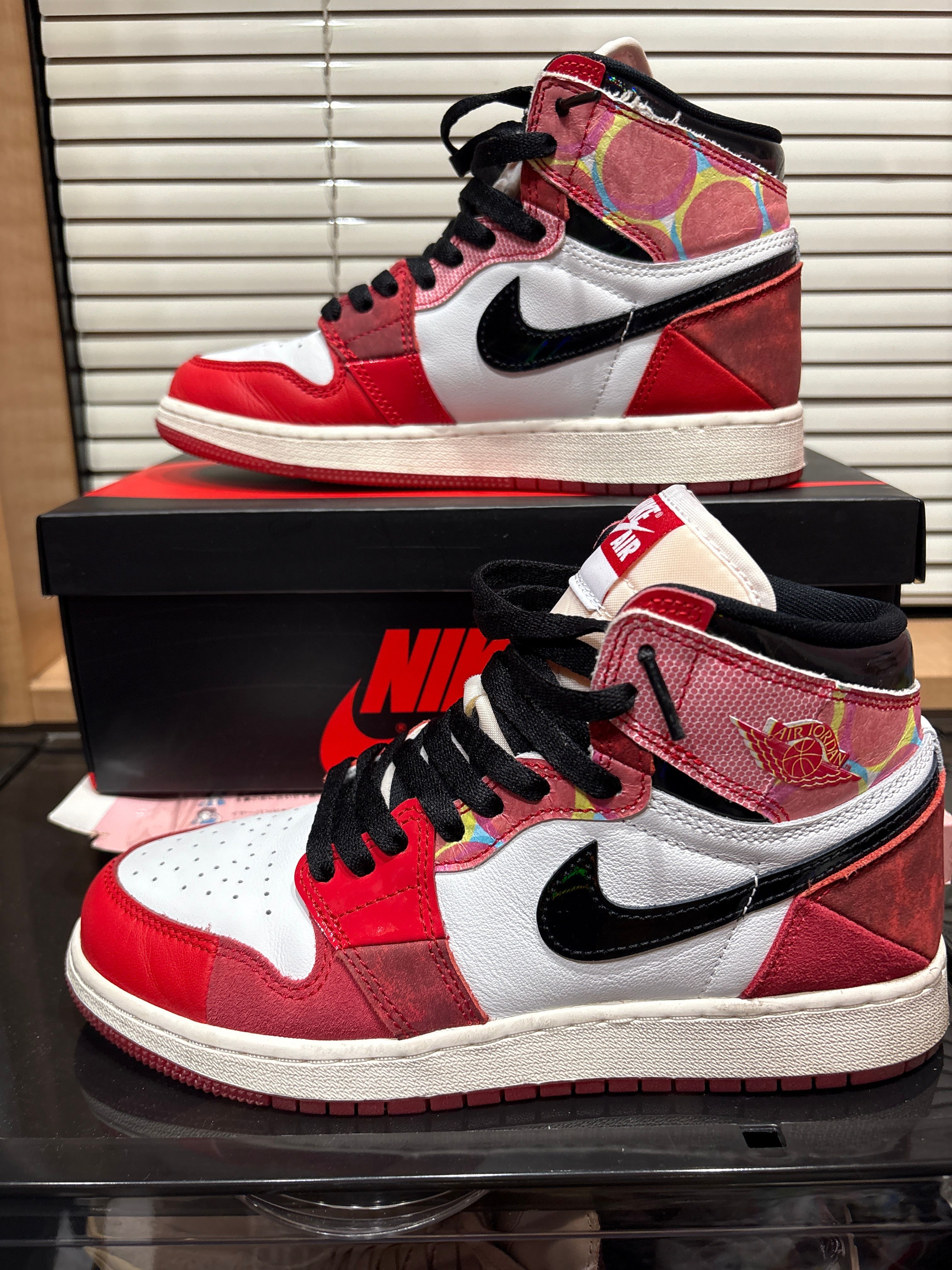 Spider-Man × Nike GS Air Jordan 1 High OG SP "Next Chapter/Spider-Man:Across the Spider-Verse"