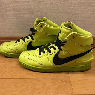 Ambush × Nike Dunk High "Flash Lime"