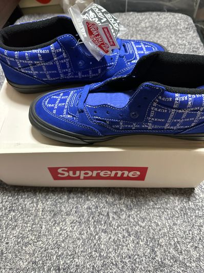SUPREME × VANS HALF CAB "BLUE"
